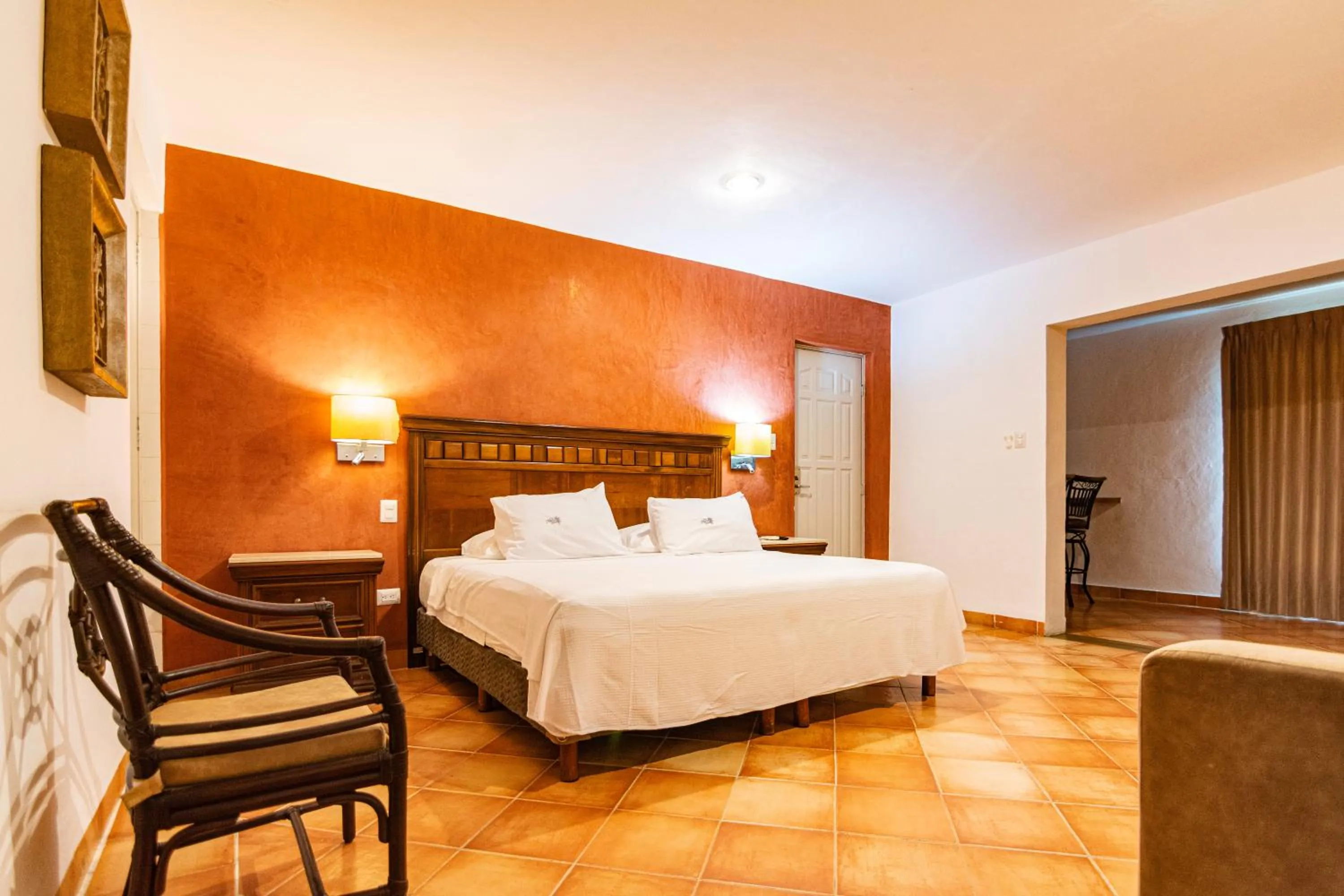 Bed in Hotel María Jose