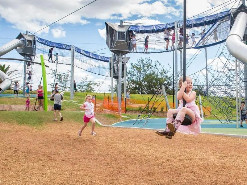Children play ground in Abraham Lincoln Motel