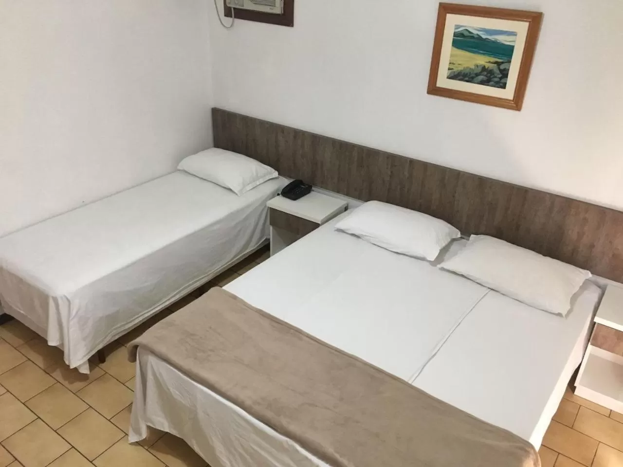 Bed in Hotel Luz do Sol