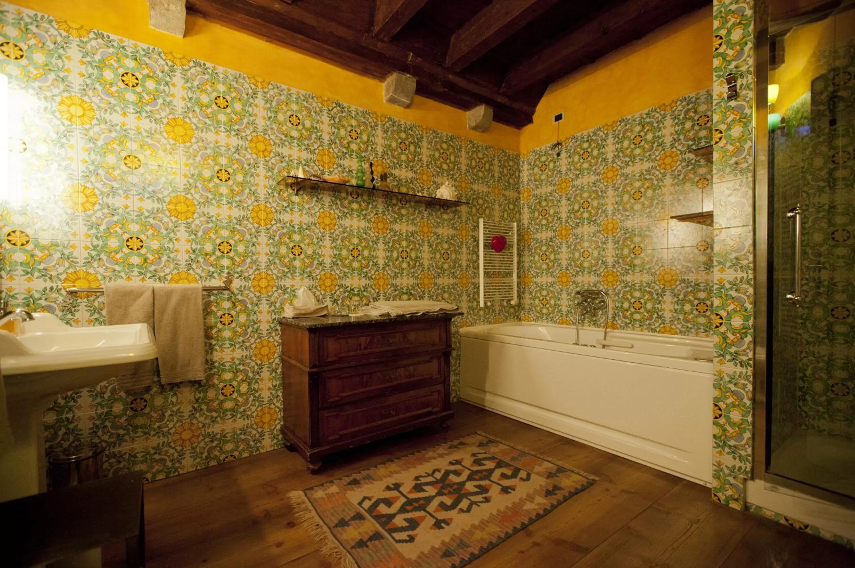 Bathroom in Locanda Al Cappello