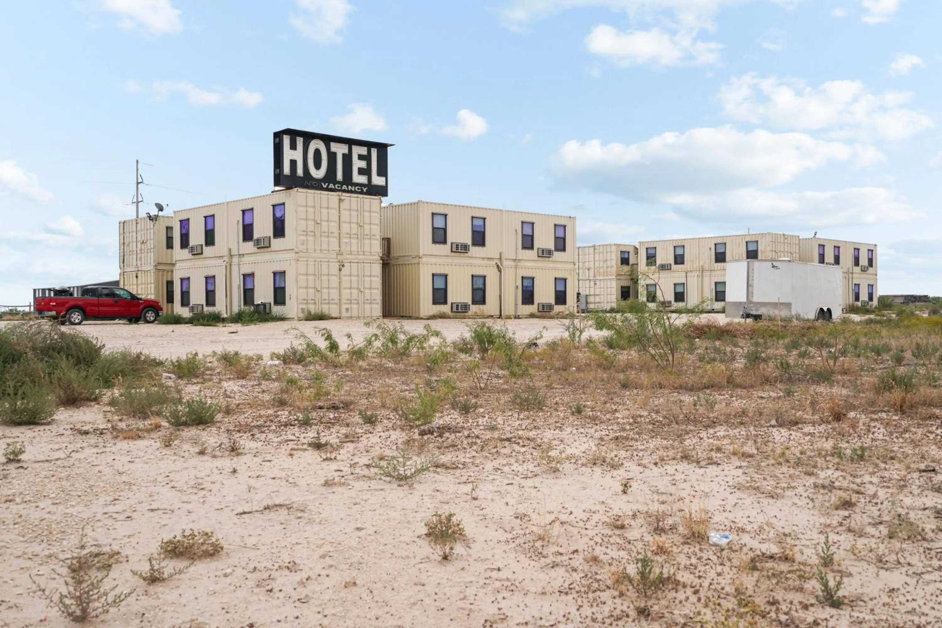 Facade/entrance in The Resource Inn -Big Lake TX