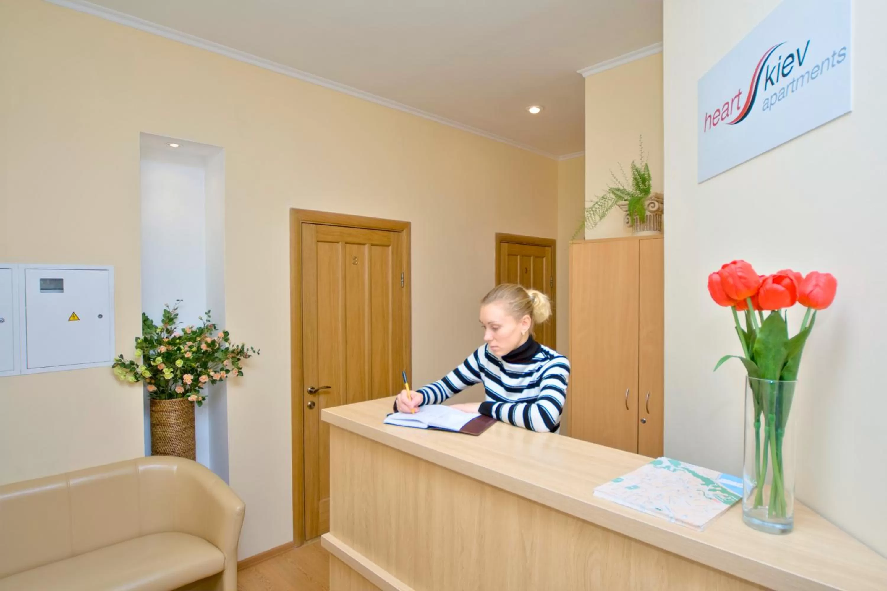 Lobby or reception, Lobby/Reception in Heart Kyiv Apart-Hotel