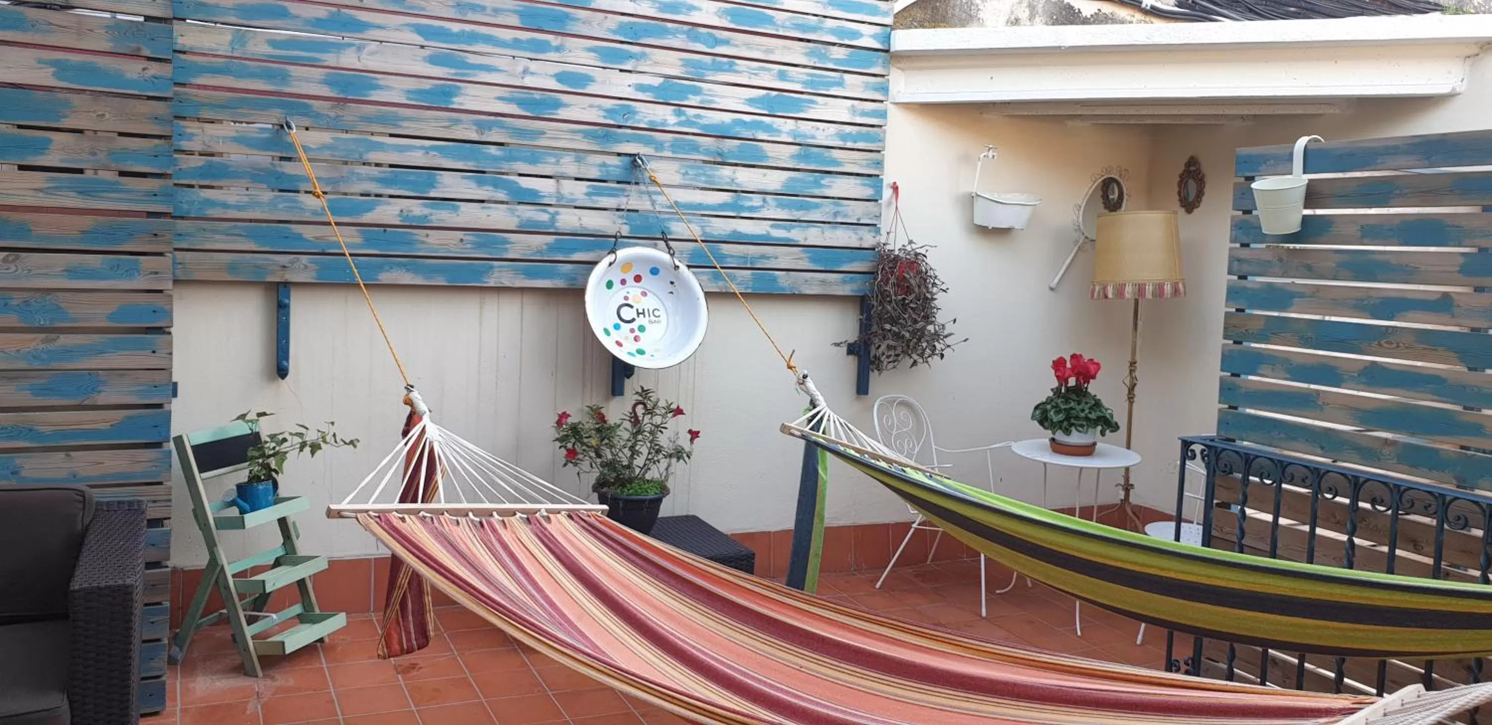 Balcony/Terrace in Hotel Hostal Chic