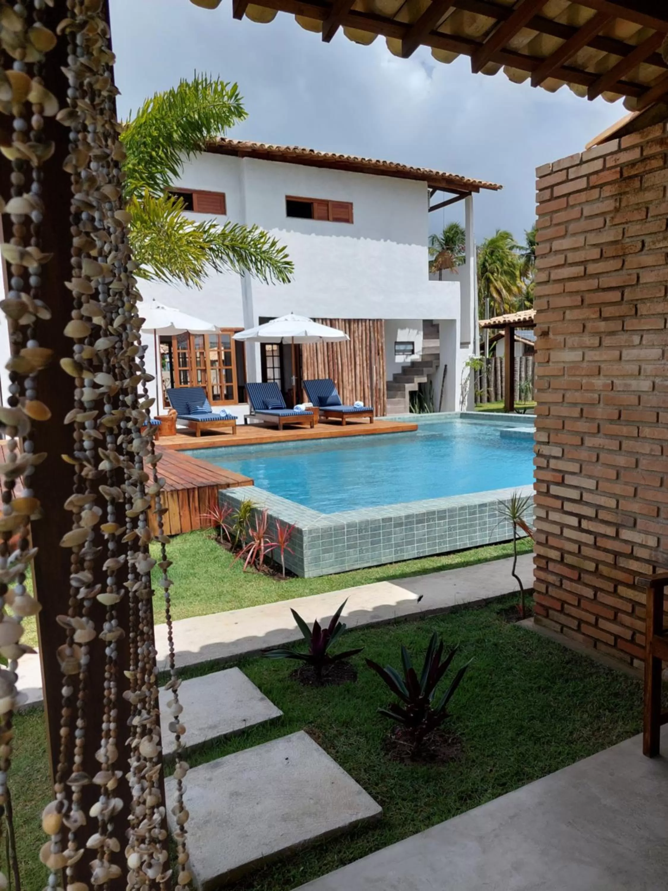 Pool view in Arataba Hotel Boutique e Bistrô - 150 mts do mar