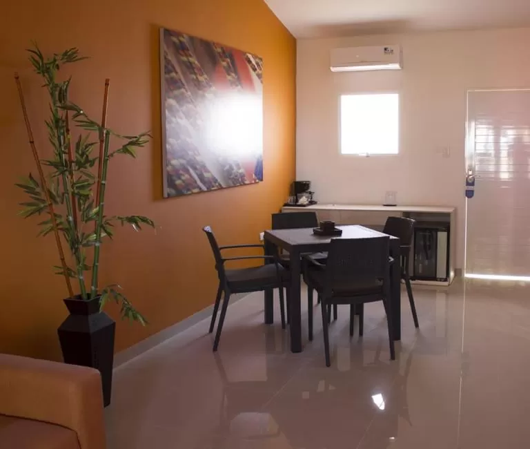 Living room, Dining Area in Hotel Gimaura