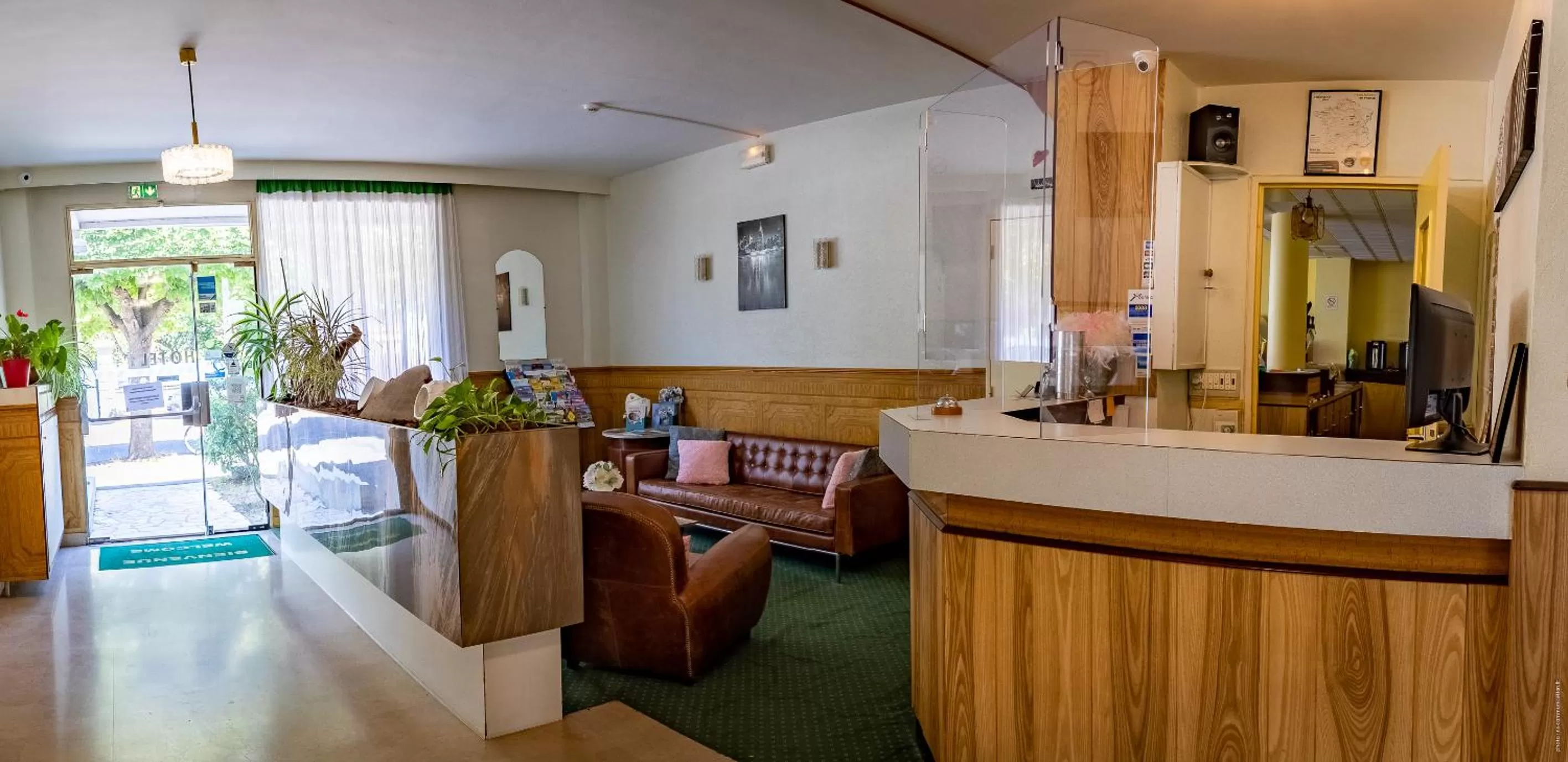 Lobby or reception in Hotel Christina