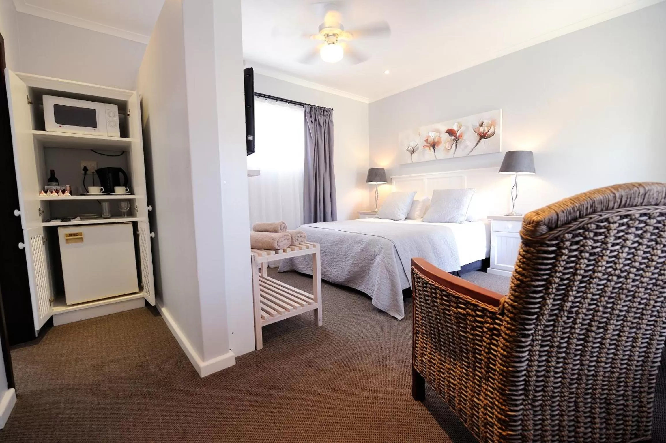 Coffee/tea facilities, Bed in Beachwalk Bed and Breakfast - #Solar Energy #No Loadshedding