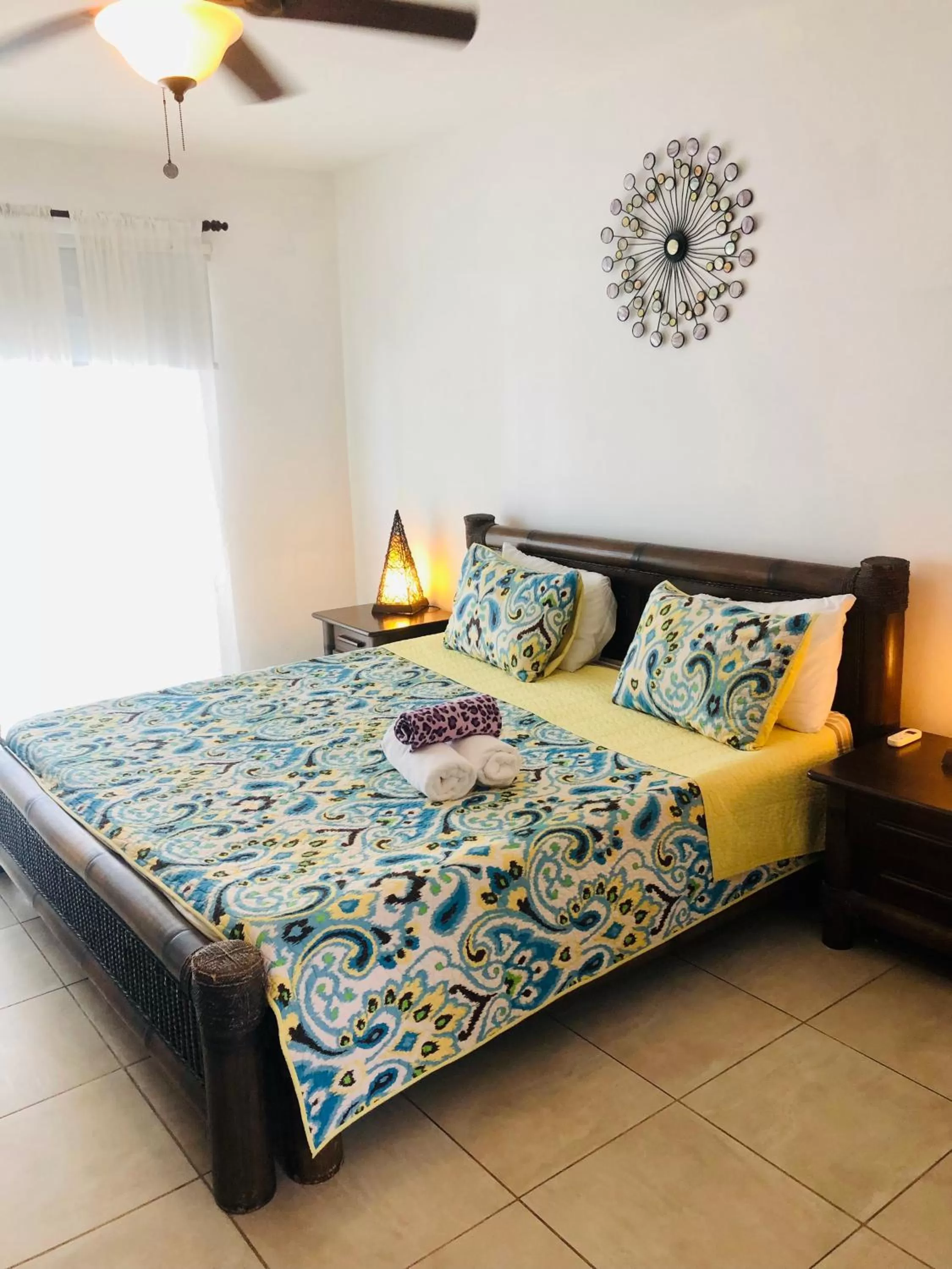 Bed in Los Corales Luxury Villas Beach Club and Spa