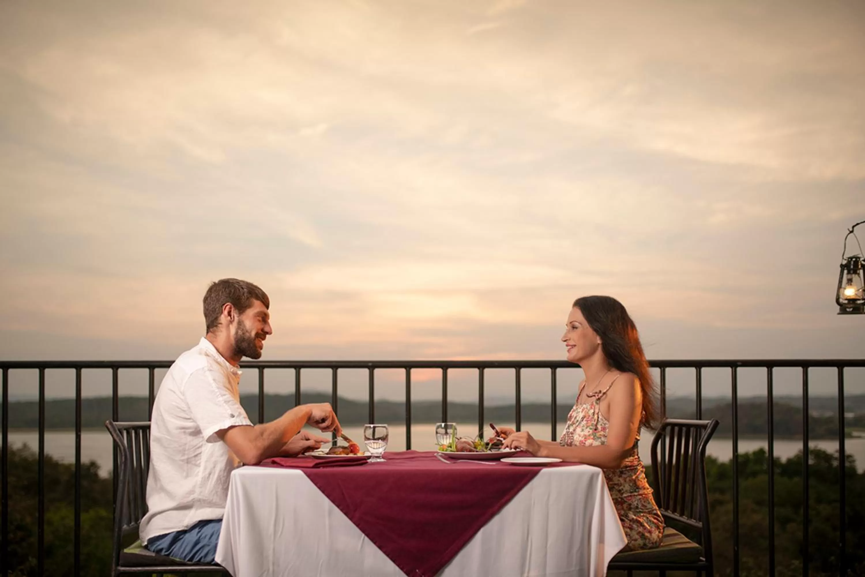 People in Lavendish Lake Giritale - Former Giritale Hotel
