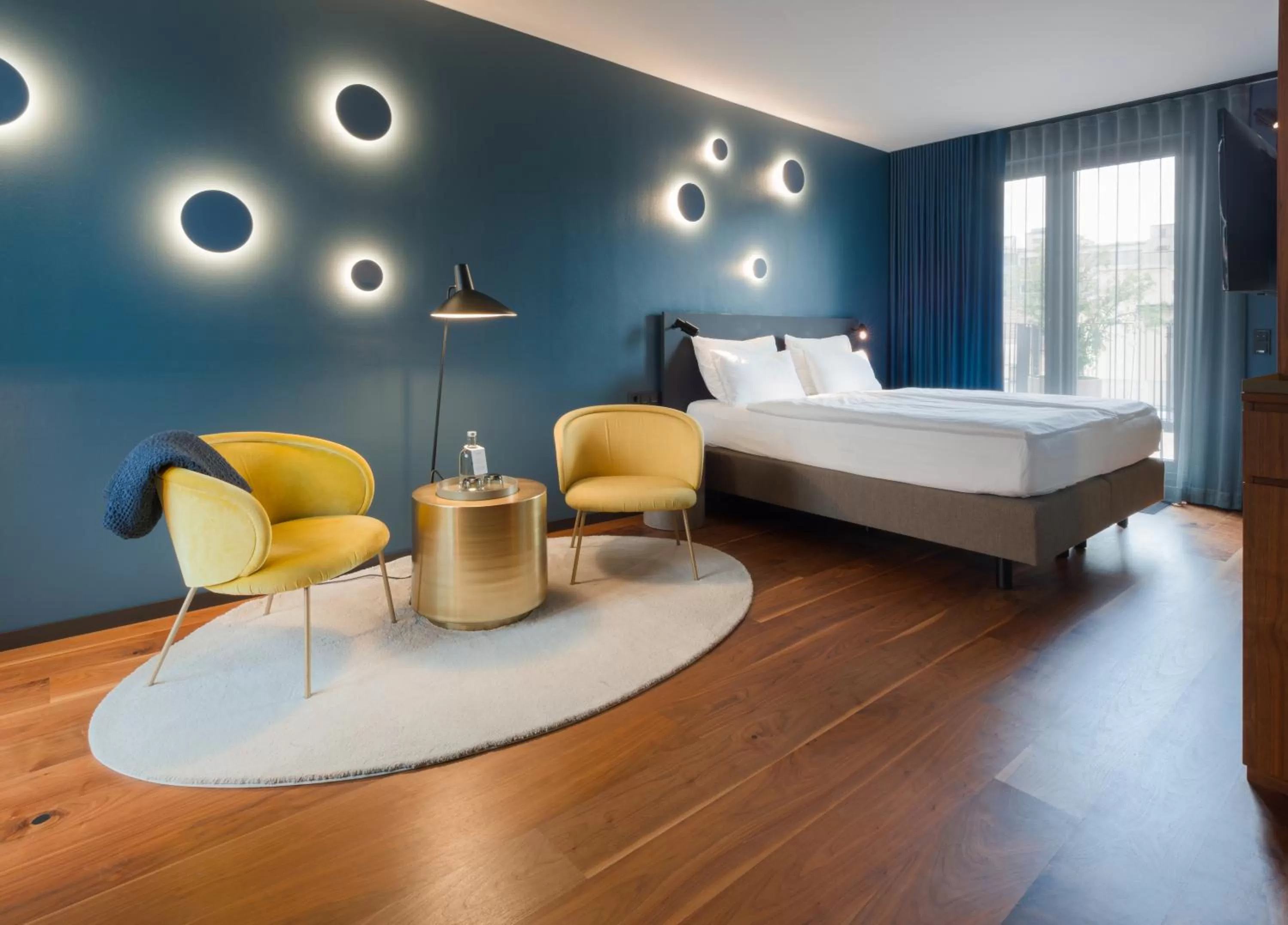 Bed in EmiLu Design Hotel