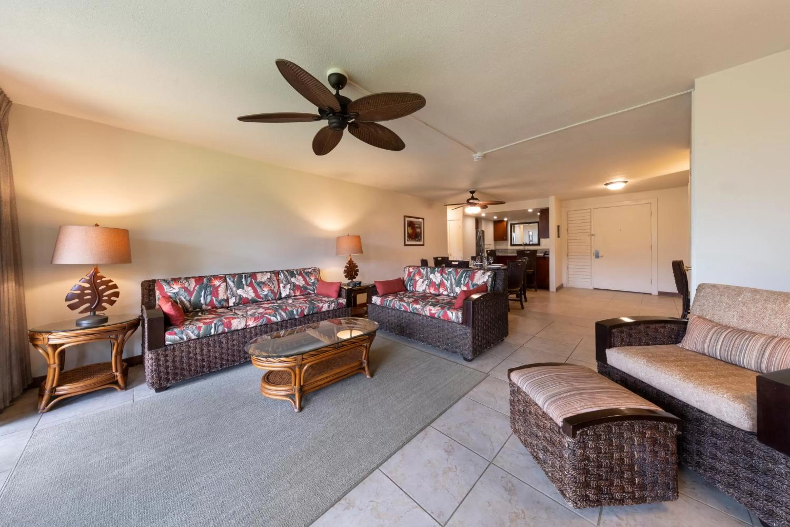 Living room in Hanalei Bay Resort