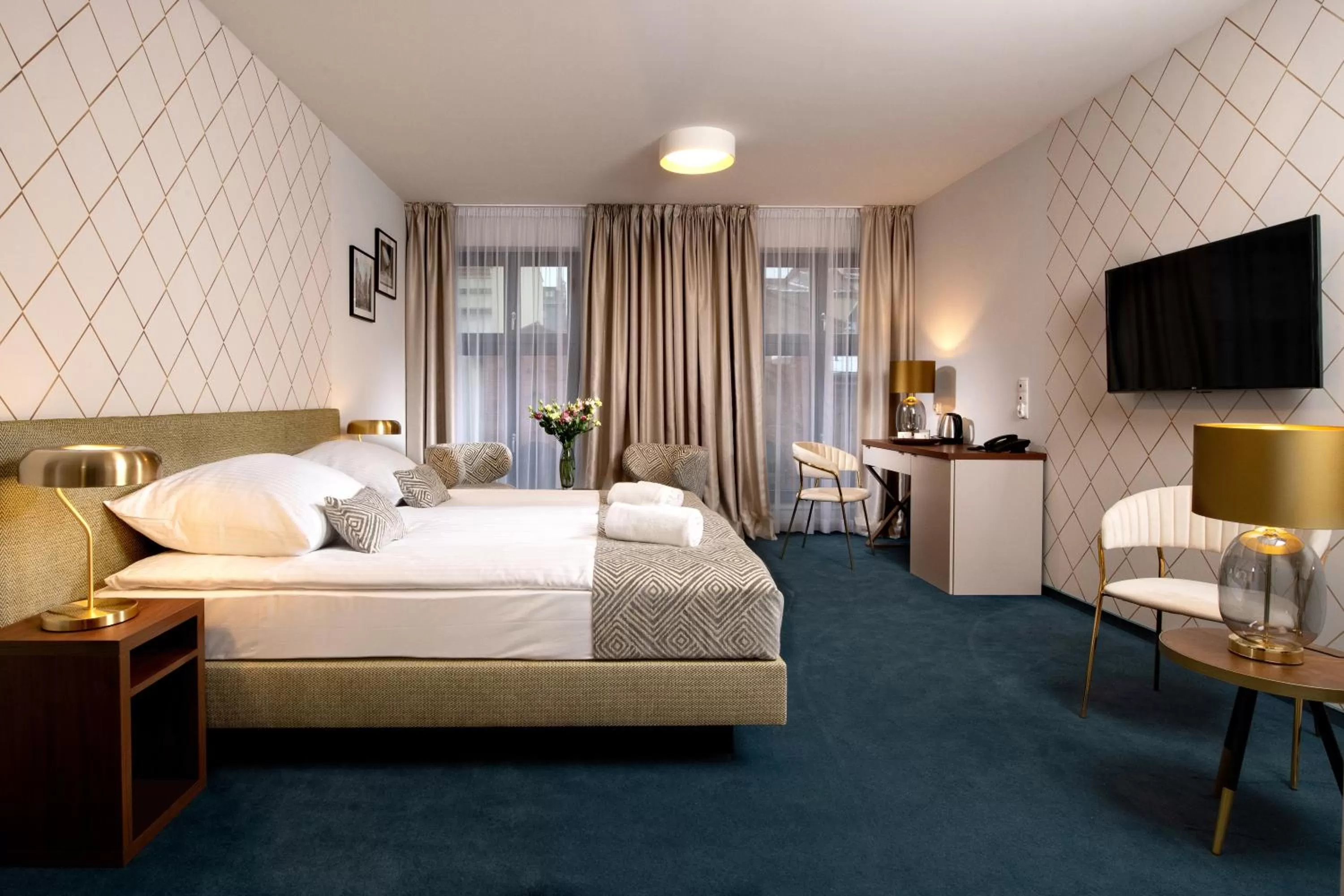 Photo of the whole room, Bed in Xerion Hotel