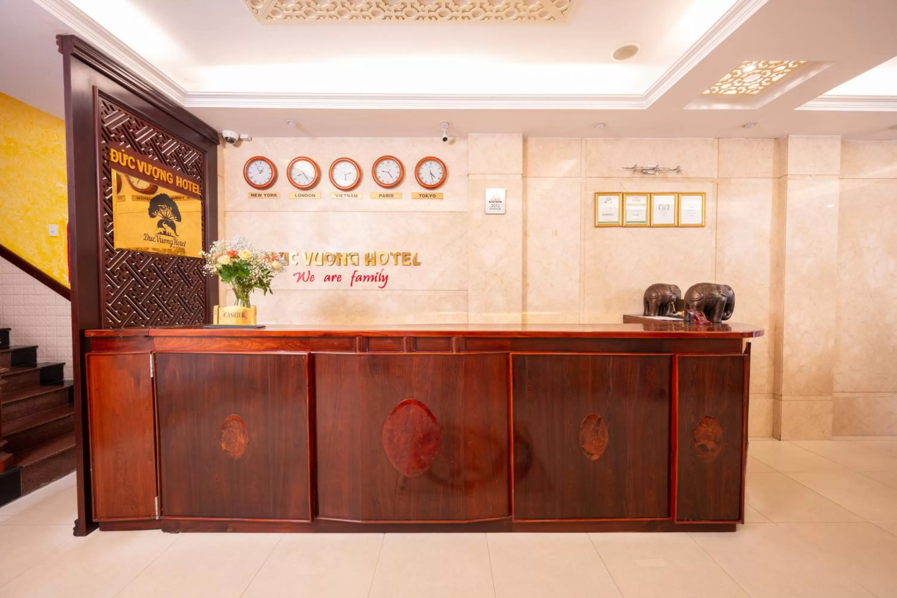 Lobby or reception in Duc Vuong Saigon Hotel - Bui Vien