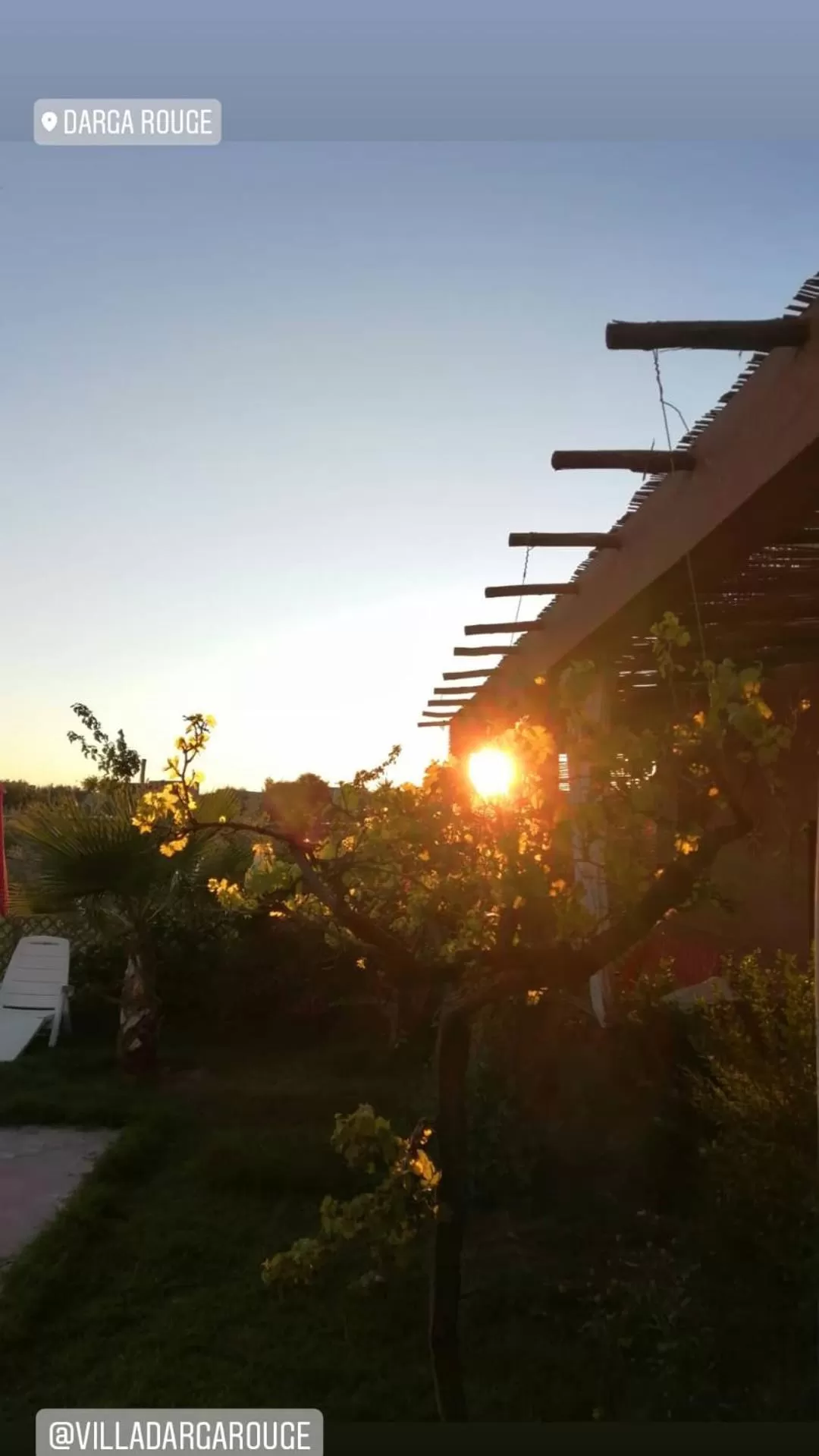 Natural landscape in Riad Darga Rouge