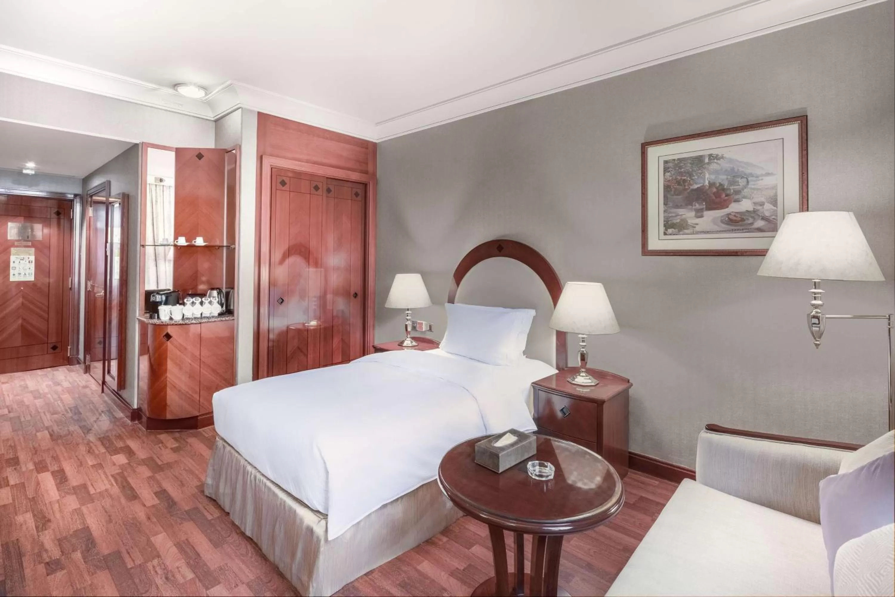 Bed in Madinah Hilton Hotel