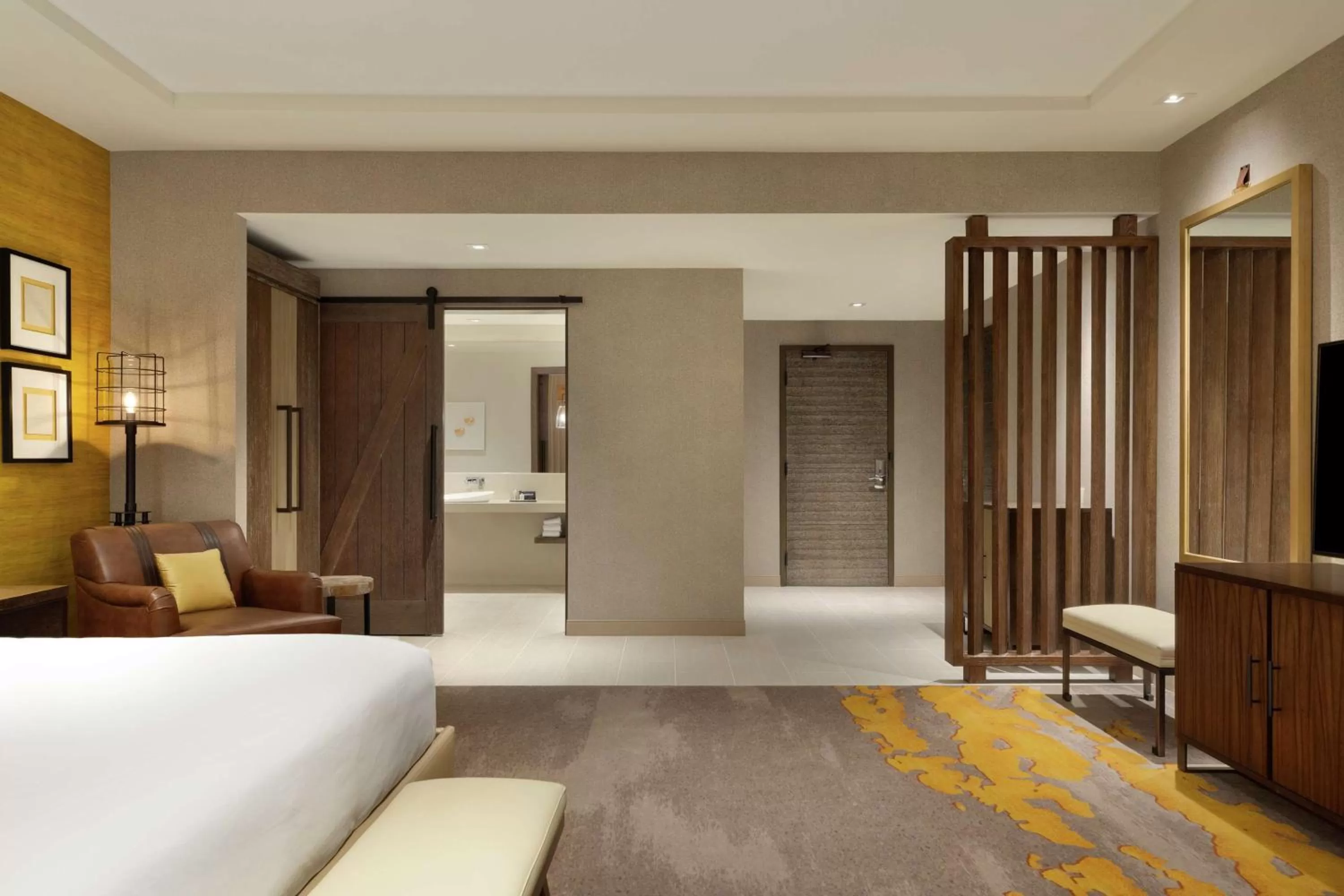 Bed in Hoodoo Moab, Curio Collection by Hilton