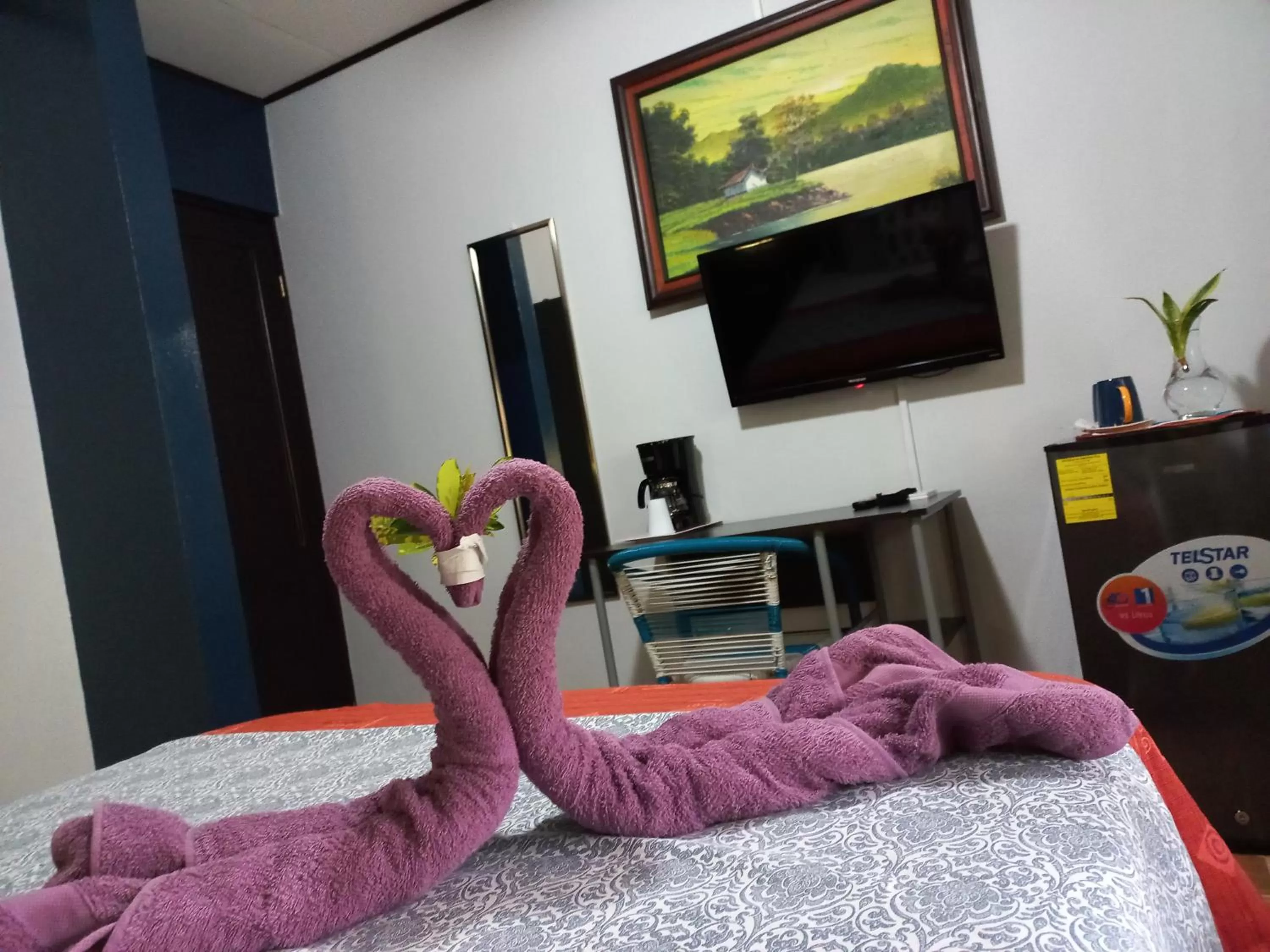 Bed, TV/Entertainment Center in Sunrise House