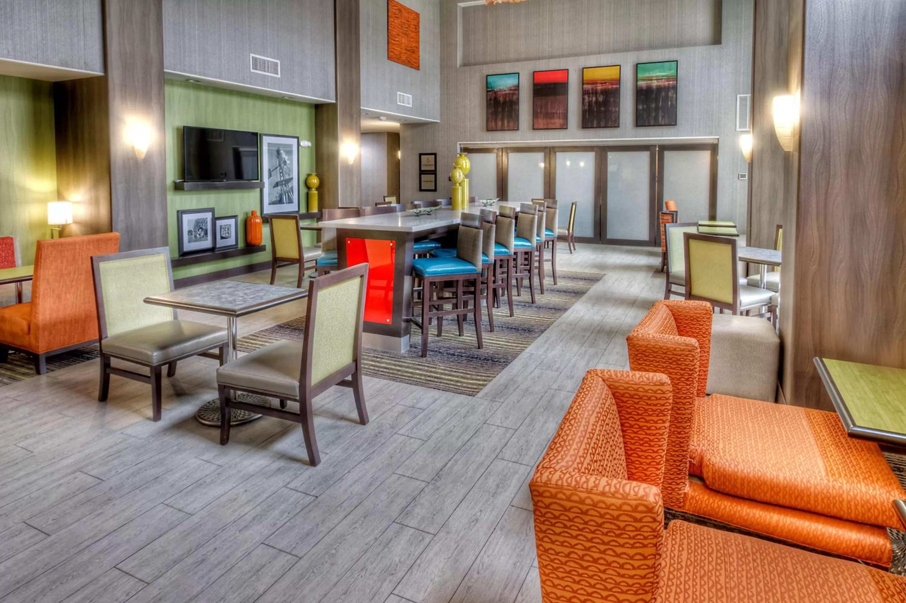 Lobby or reception in Hampton Inn and Suites Ada