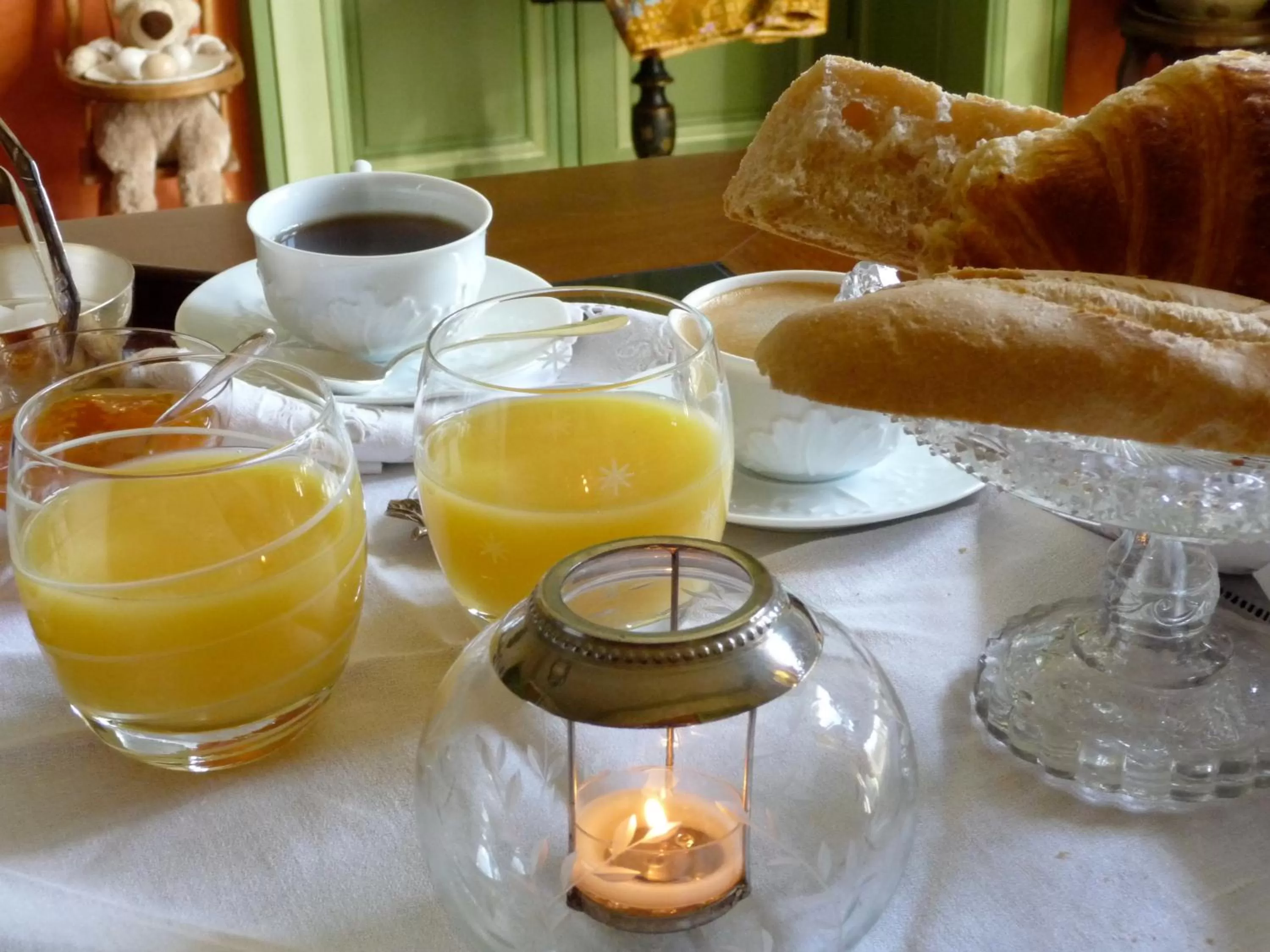 Continental breakfast in La Grande Maison