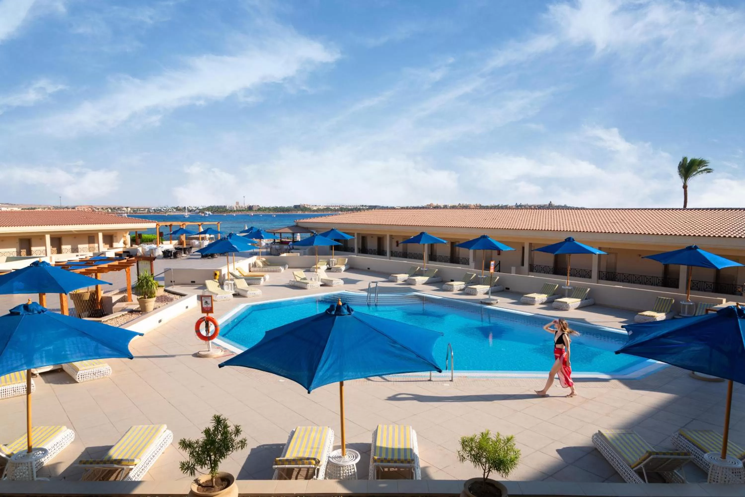 Swimming pool in Cleopatra Luxury Beach Resort Makadi Bay - Adults only