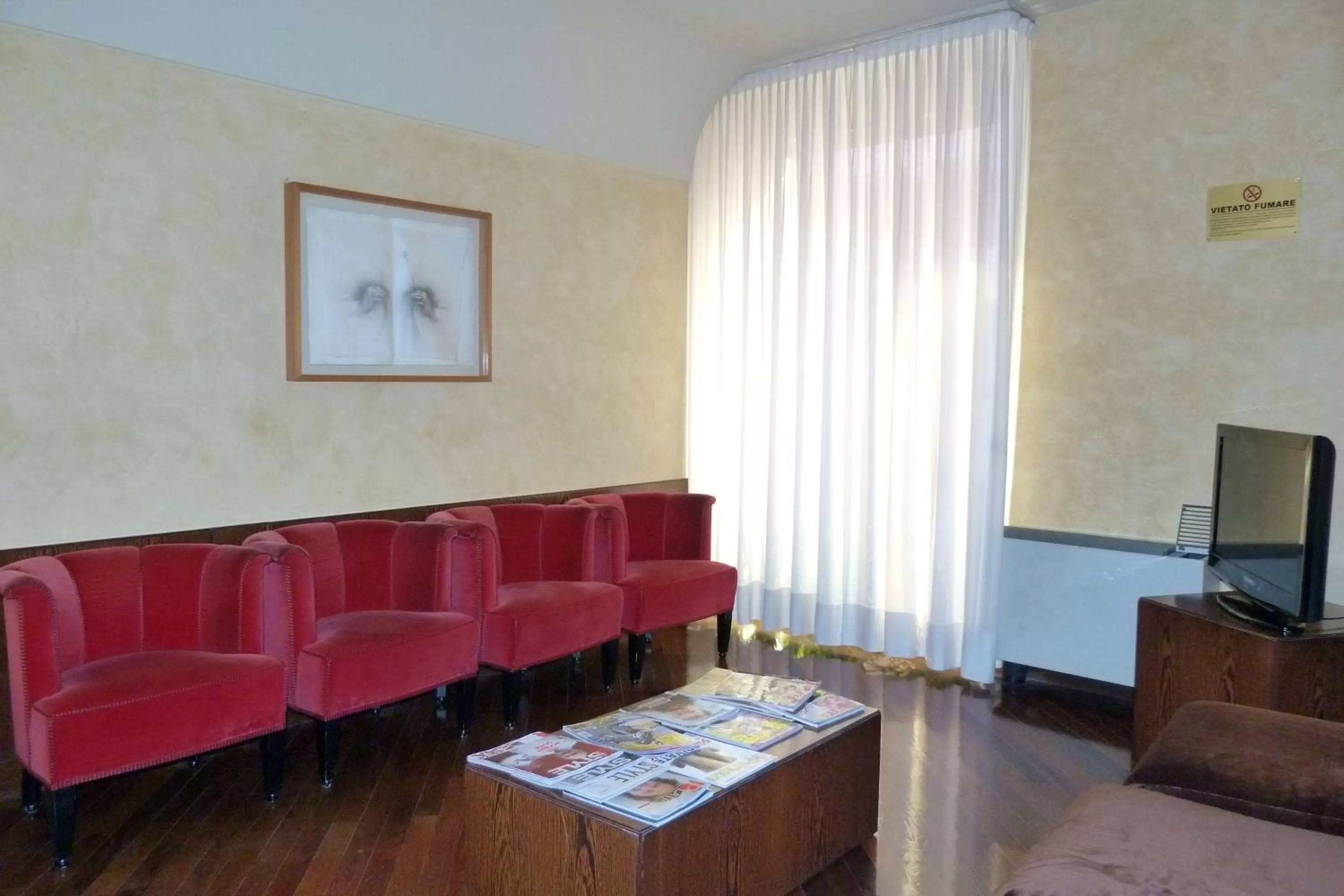 Lobby or reception in Hotel Centrale Byron