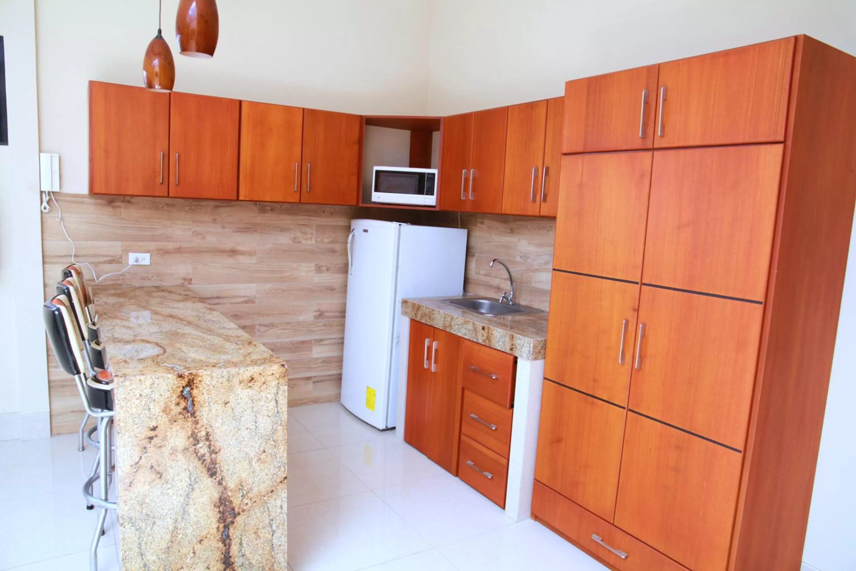 Communal kitchen, Kitchen/Kitchenette in Hotel Apart Guayaquil Aeropuerto