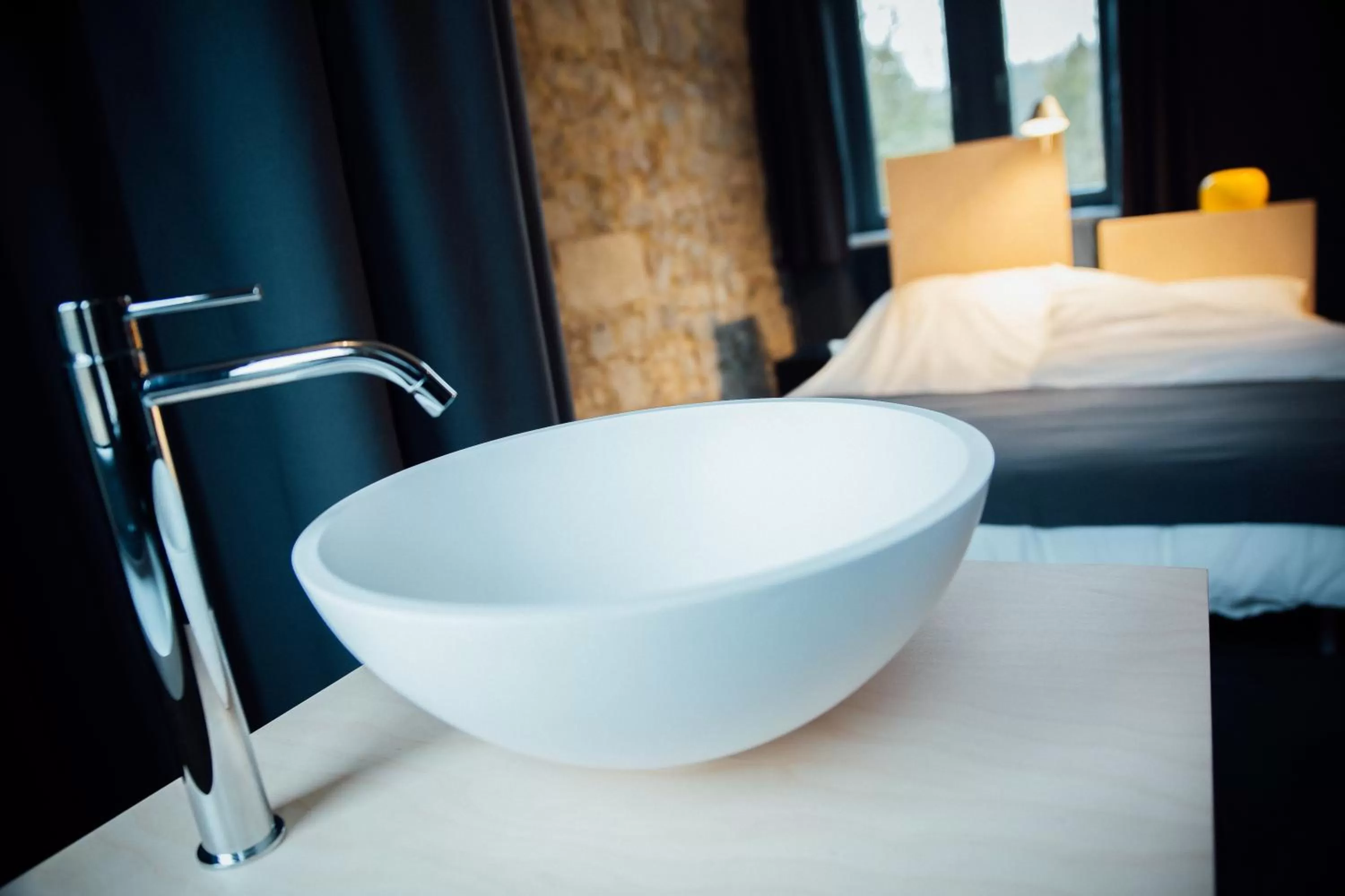 Bed in Auberge de l'Abbaye