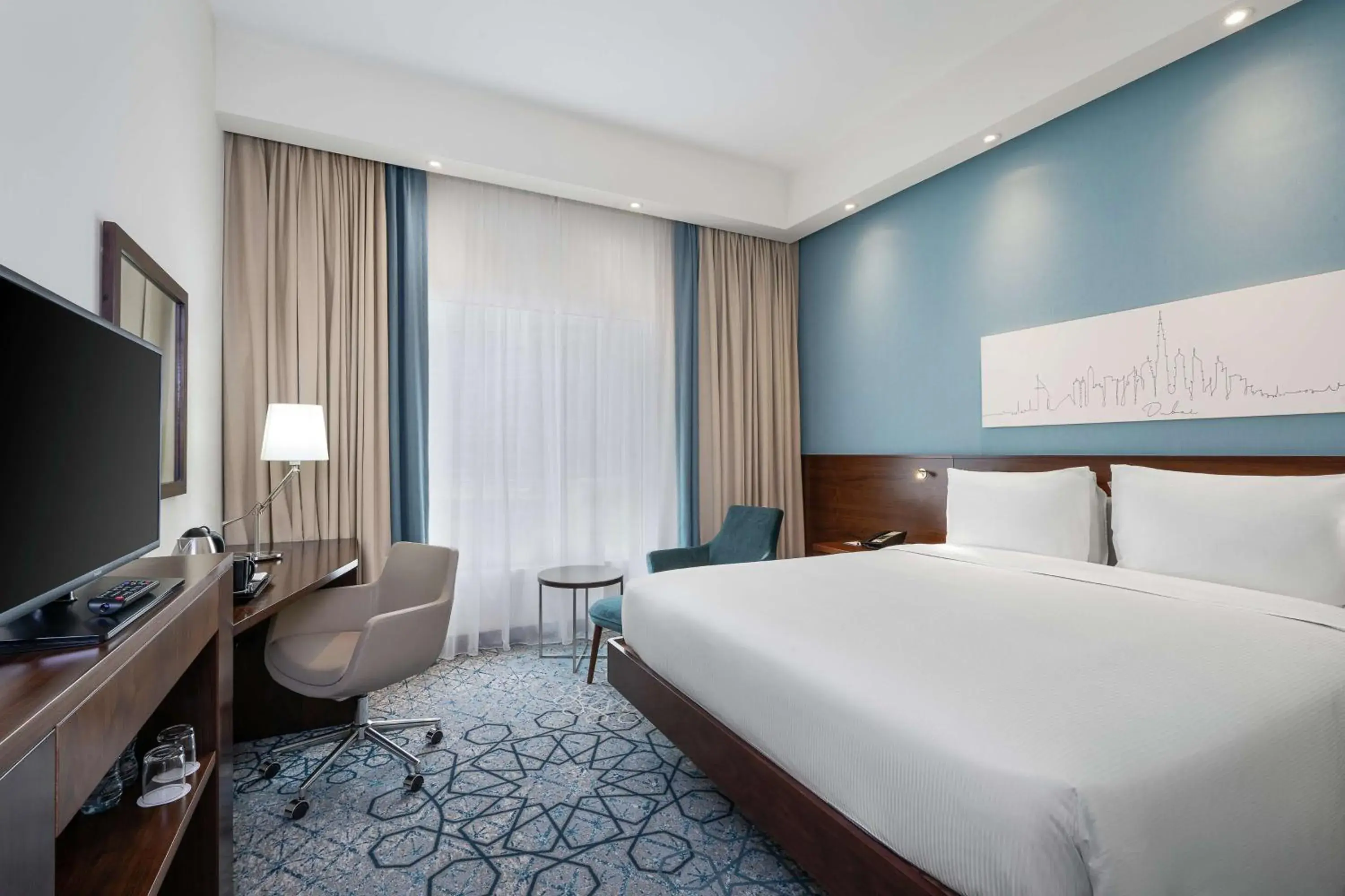 King Room - Disability Access/Non-Smoking in Hampton By Hilton Dubai Al Barsha King Room - Disability Access/Non-Smoking in Hampton By Hilton Dubai Al Barsha