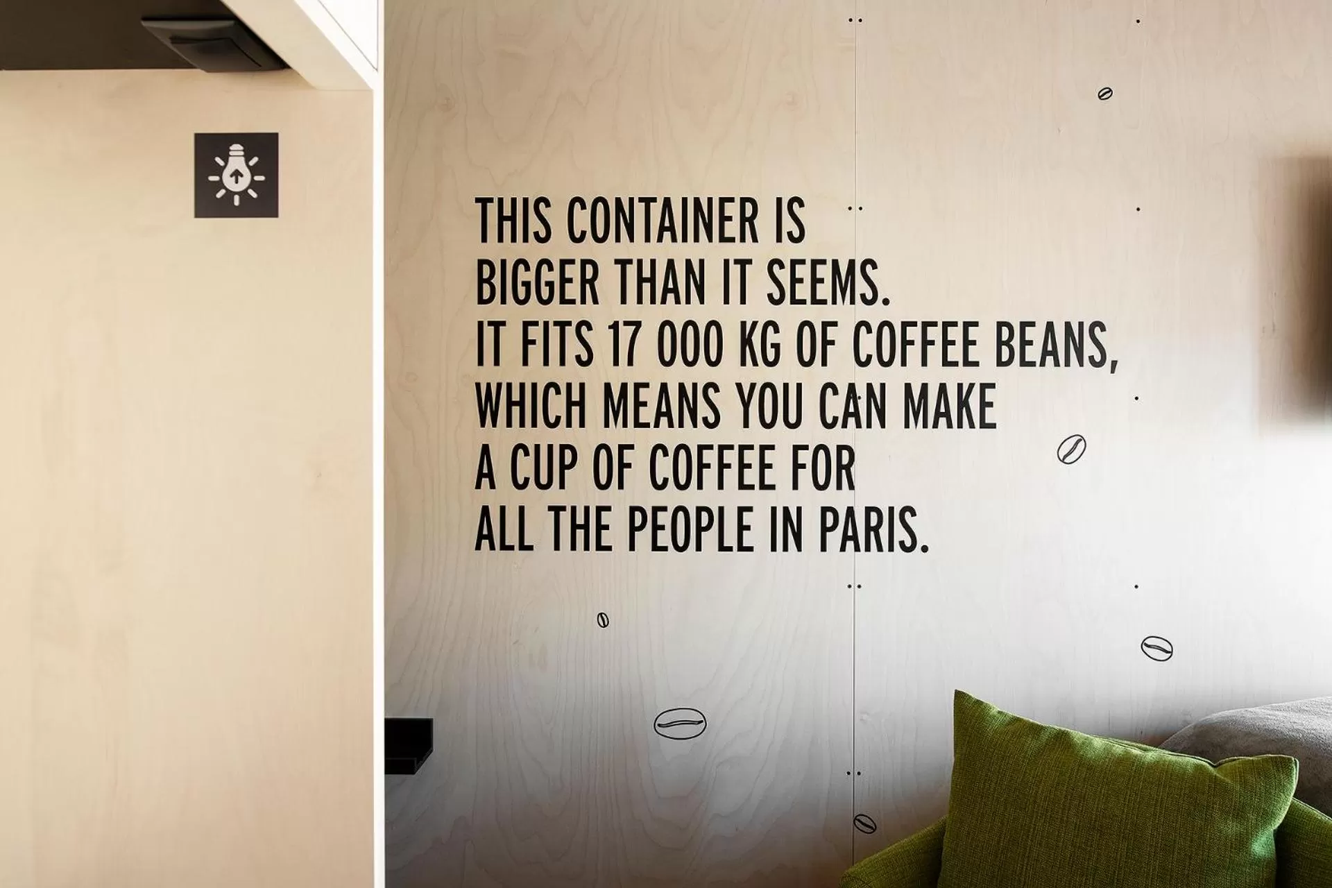 Photo of the whole room in Hektor Container Hotel