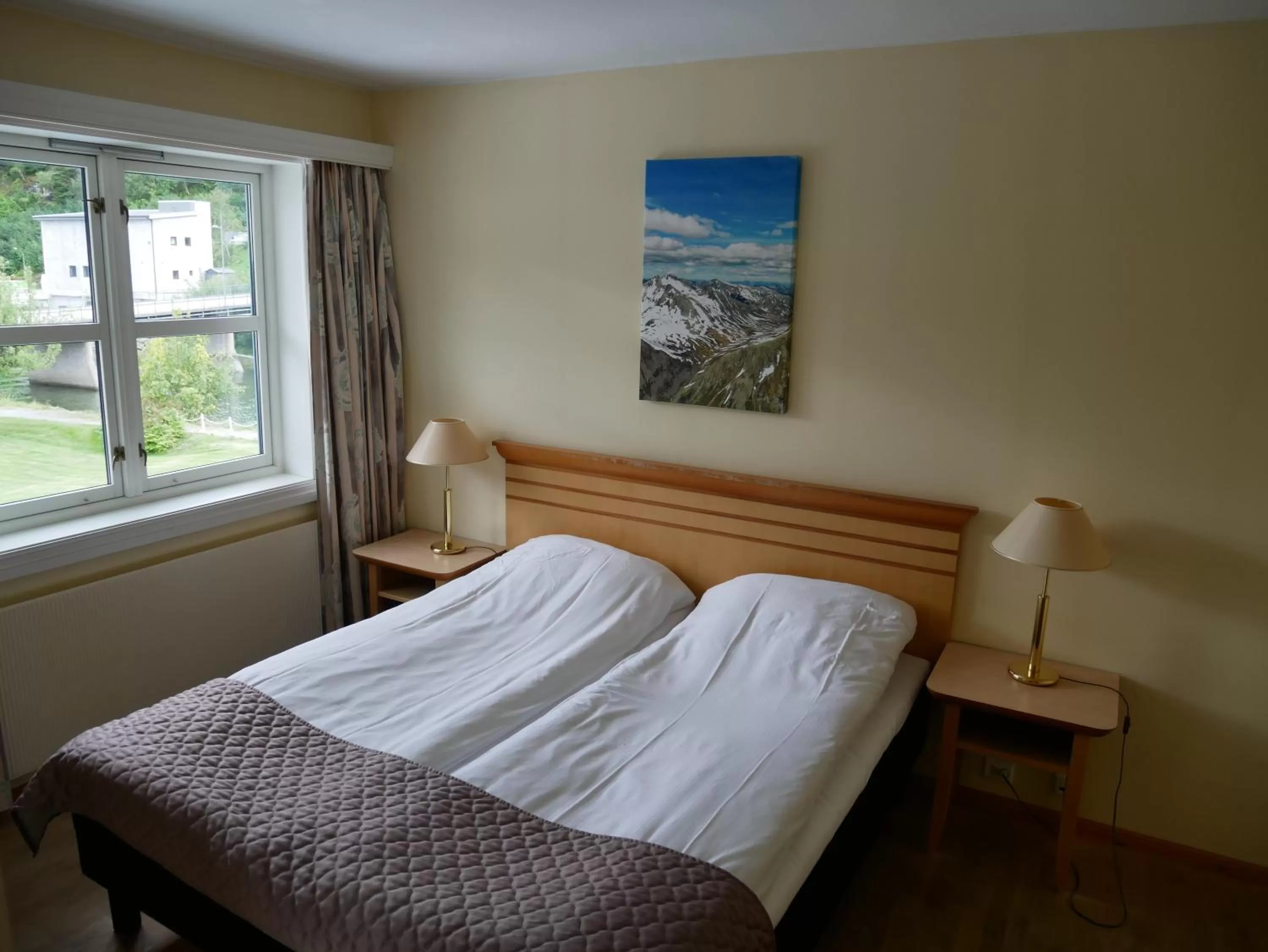 Bedroom, Bed in Dreges Hotell - by Classic Norway Hotels