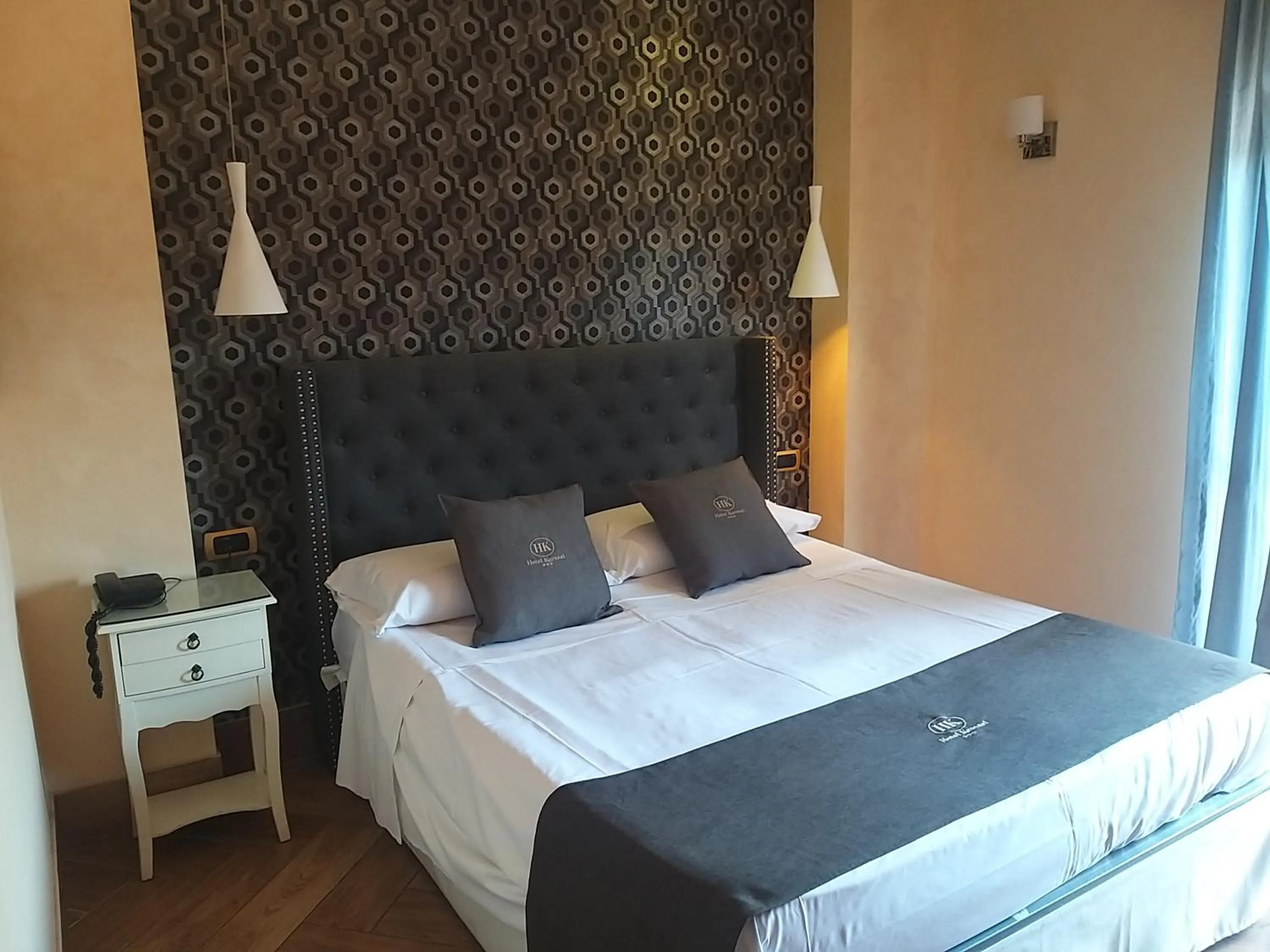 Bed in Hotel Kursaal