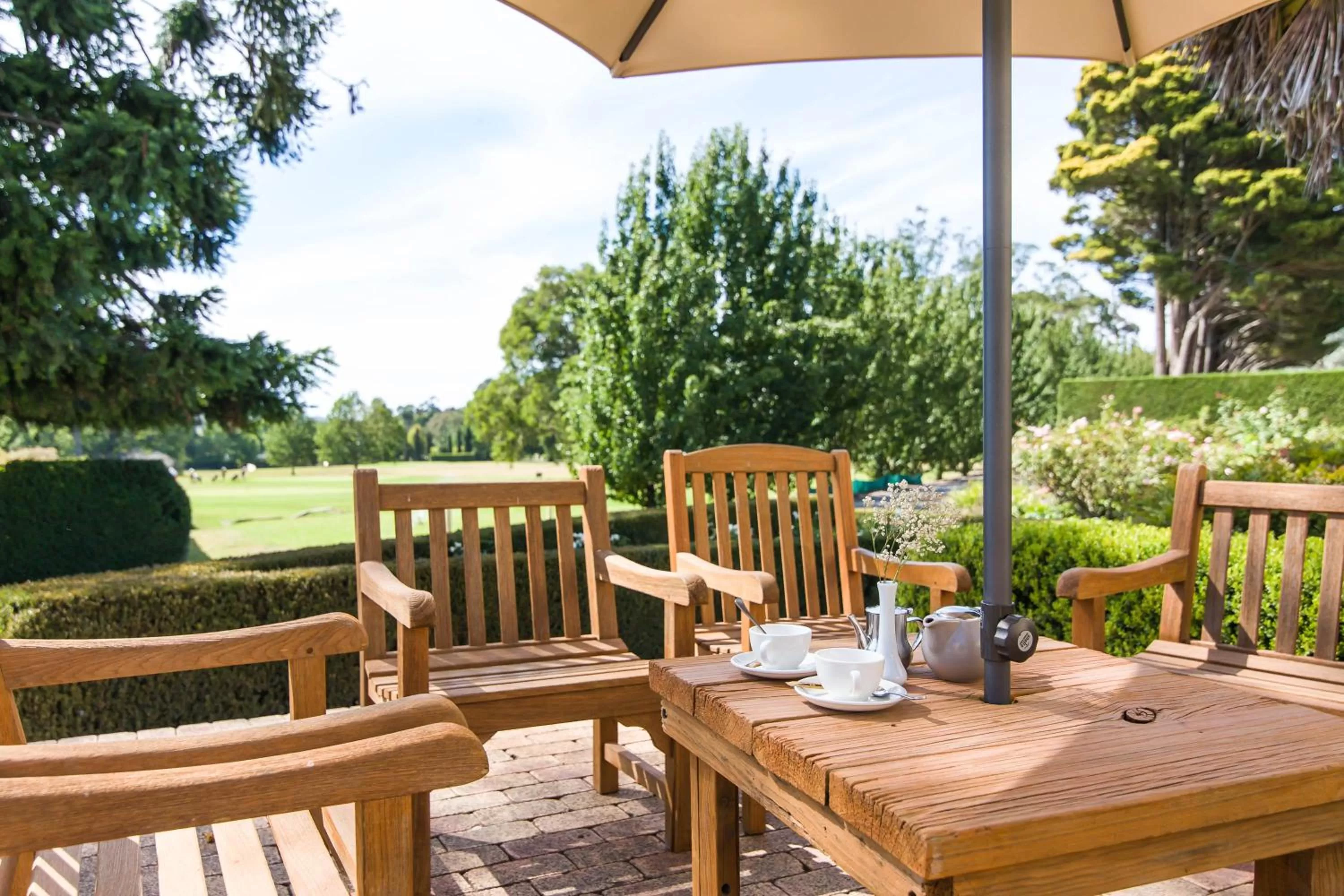 Patio in Peppers Craigieburn Resort