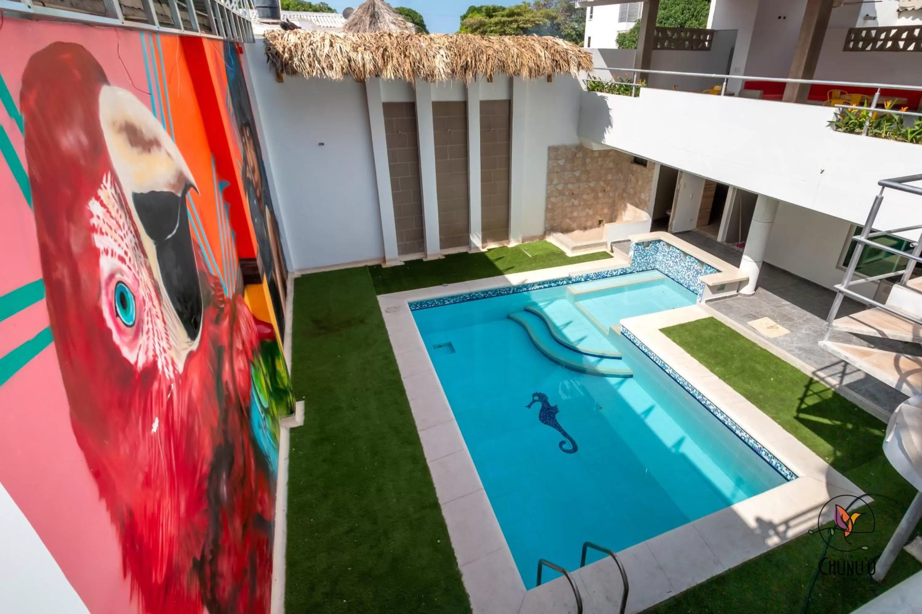 Swimming pool, Pool View in Hotel Boutique CASA CHUNUU Santa Marta