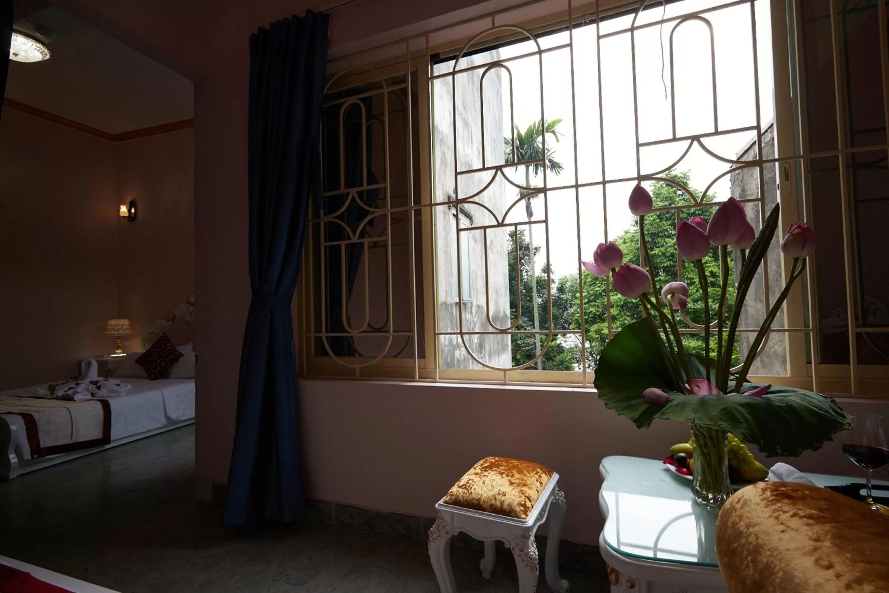 Living room, Bed in Lucky Budda Inn Villa