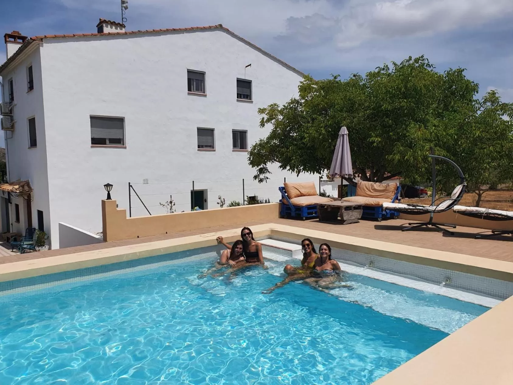 Swimming pool in Finca La Higuera - Boutique B&B