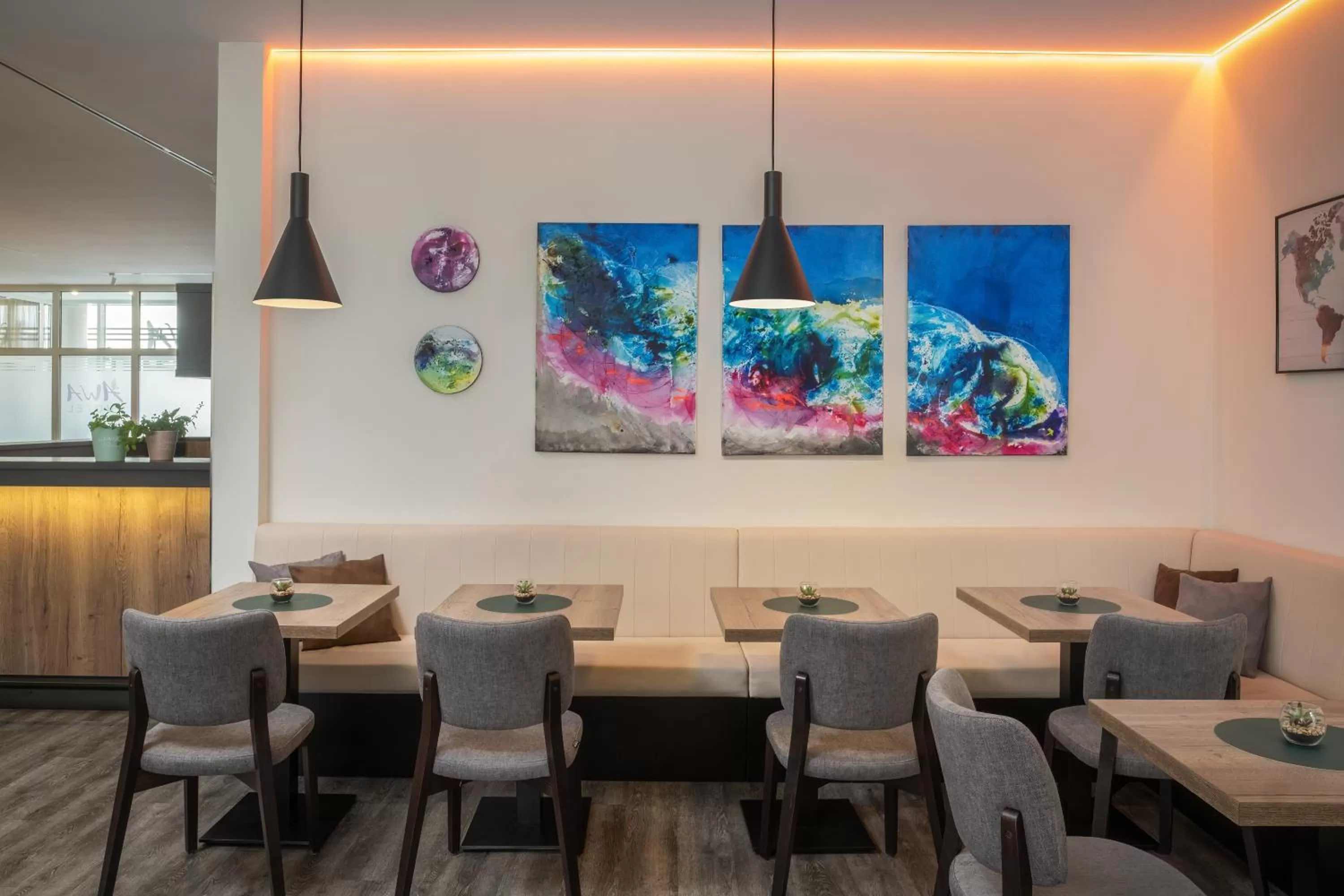 Lobby or reception in AWA Hotel