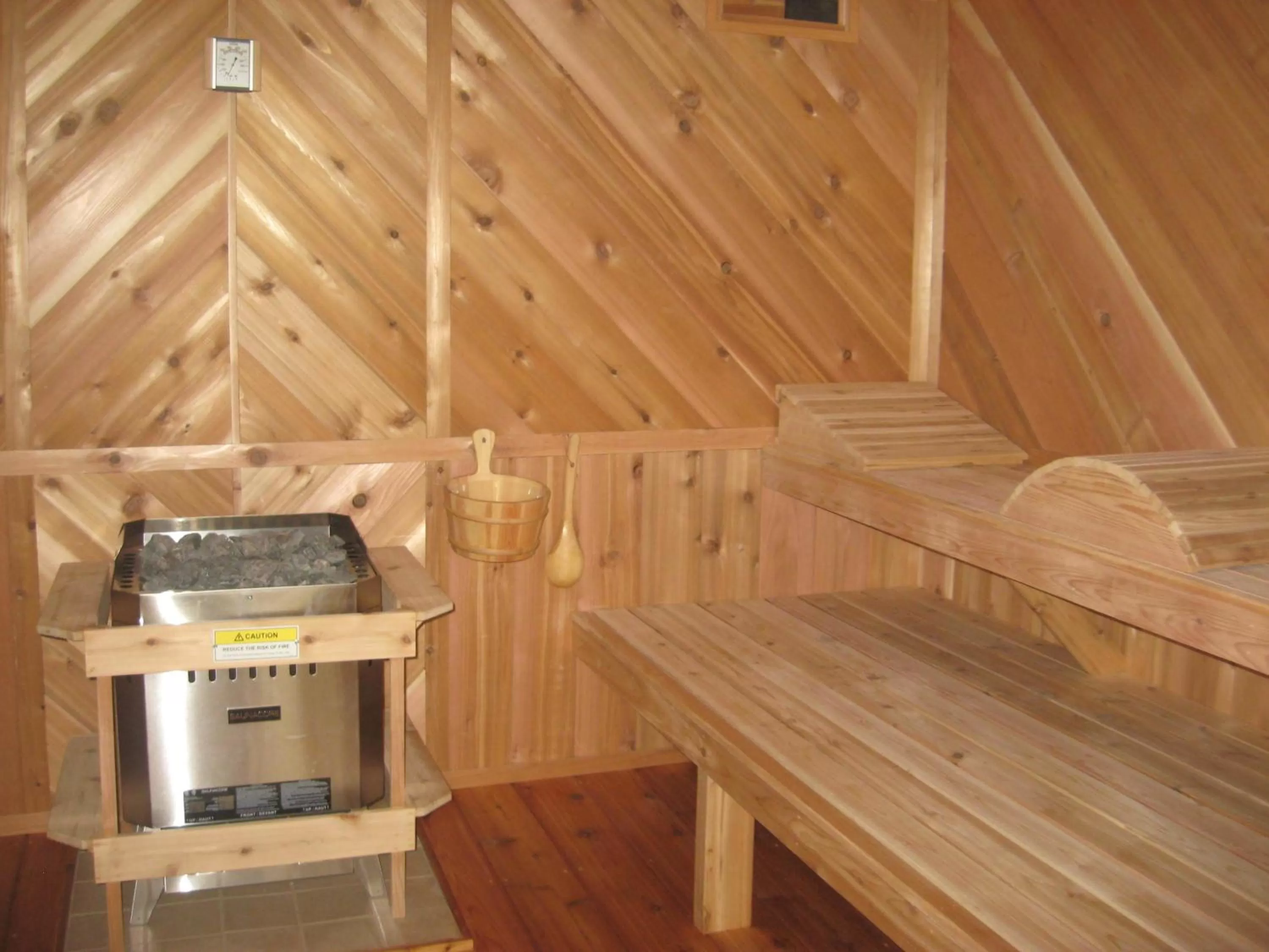 Sauna in Cathedral Ledge Resort