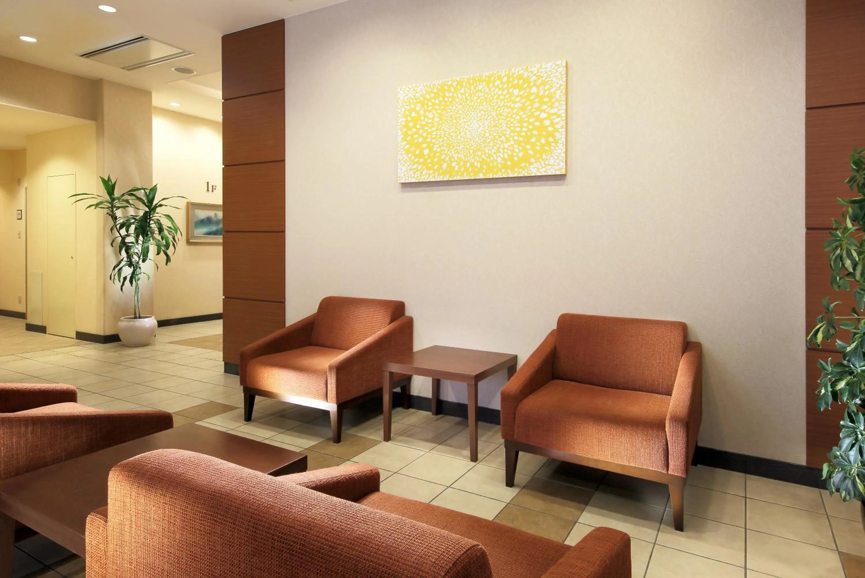 Lobby or reception in JR-East Hotel Mets Fukushima