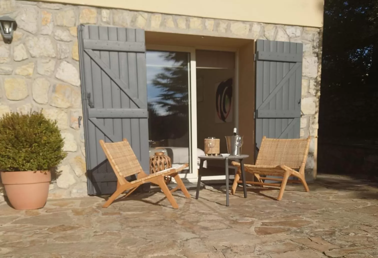 Patio in Villa San Marco chambre d hôtes