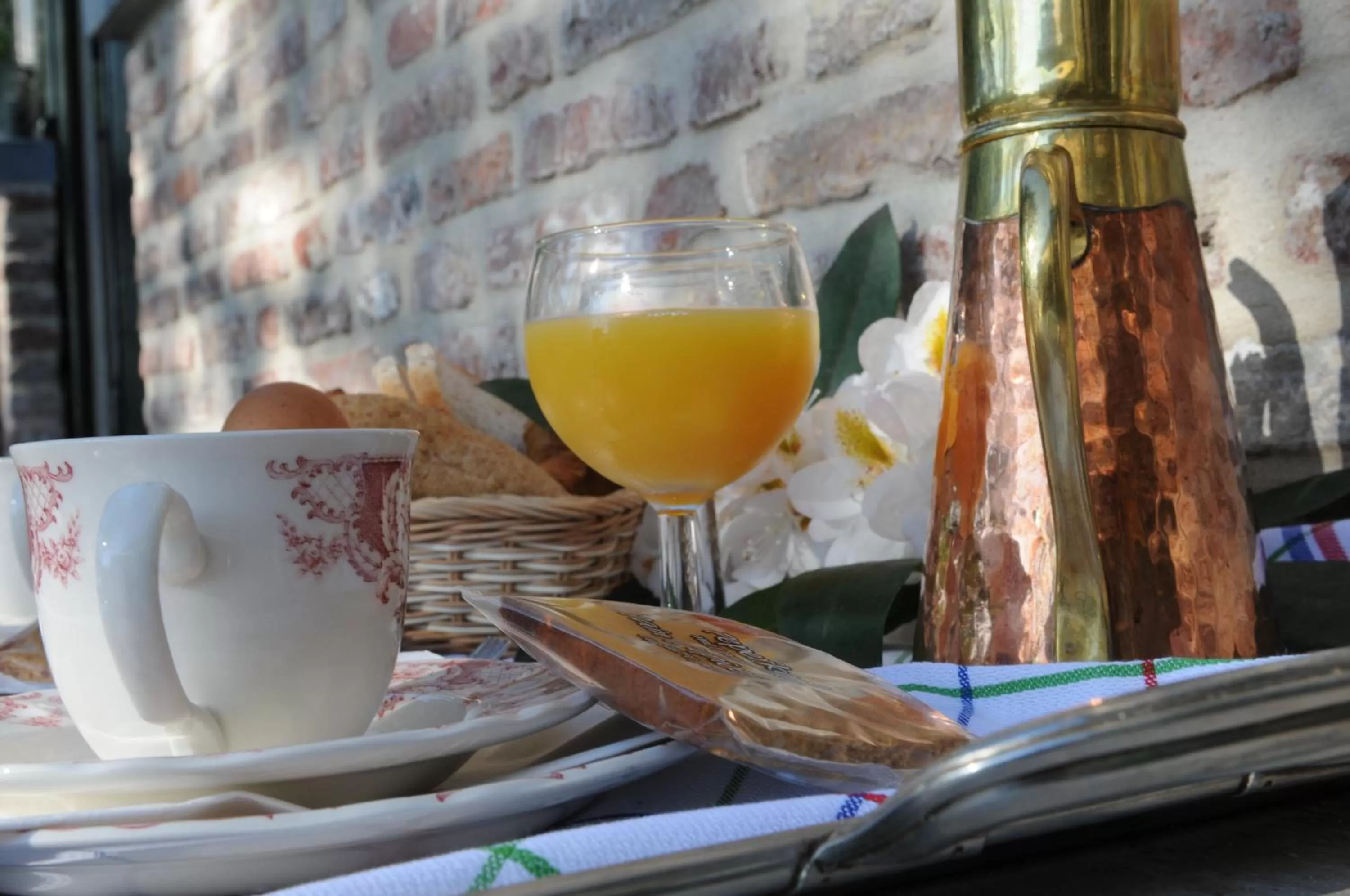 Decorative detail in Hotel Vredehof