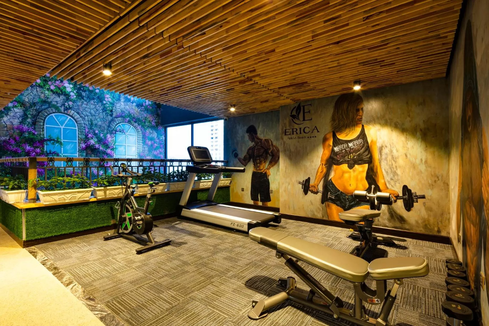 Fitness centre/facilities in Erica Nha Trang Hotel