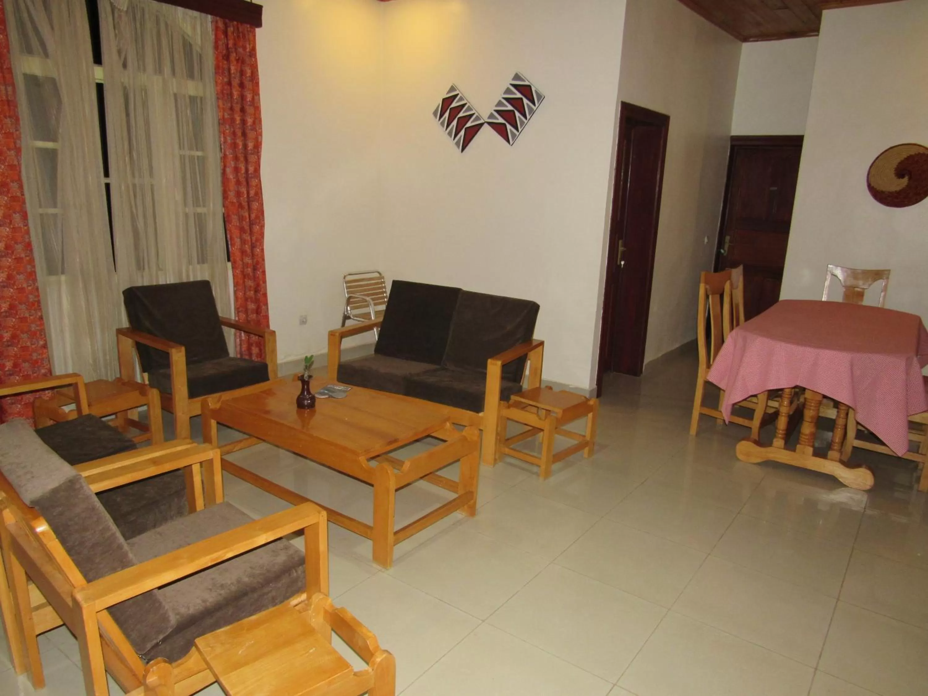 Seating area in Rebero Kivu Resort
