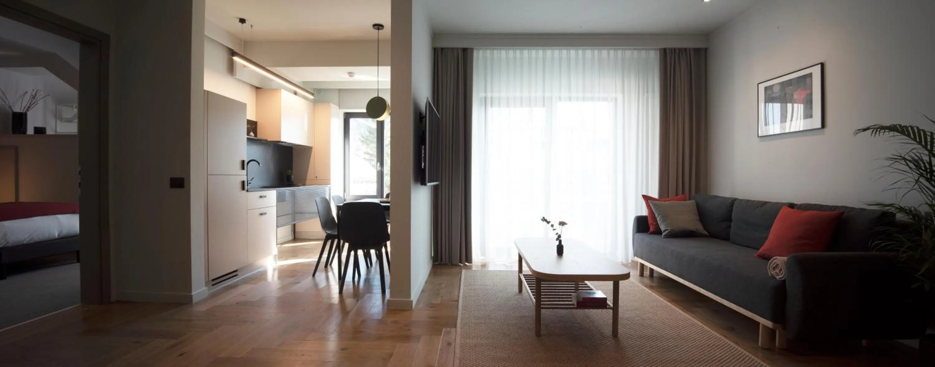 TV and multimedia, Bed in Atlas Aparthotel