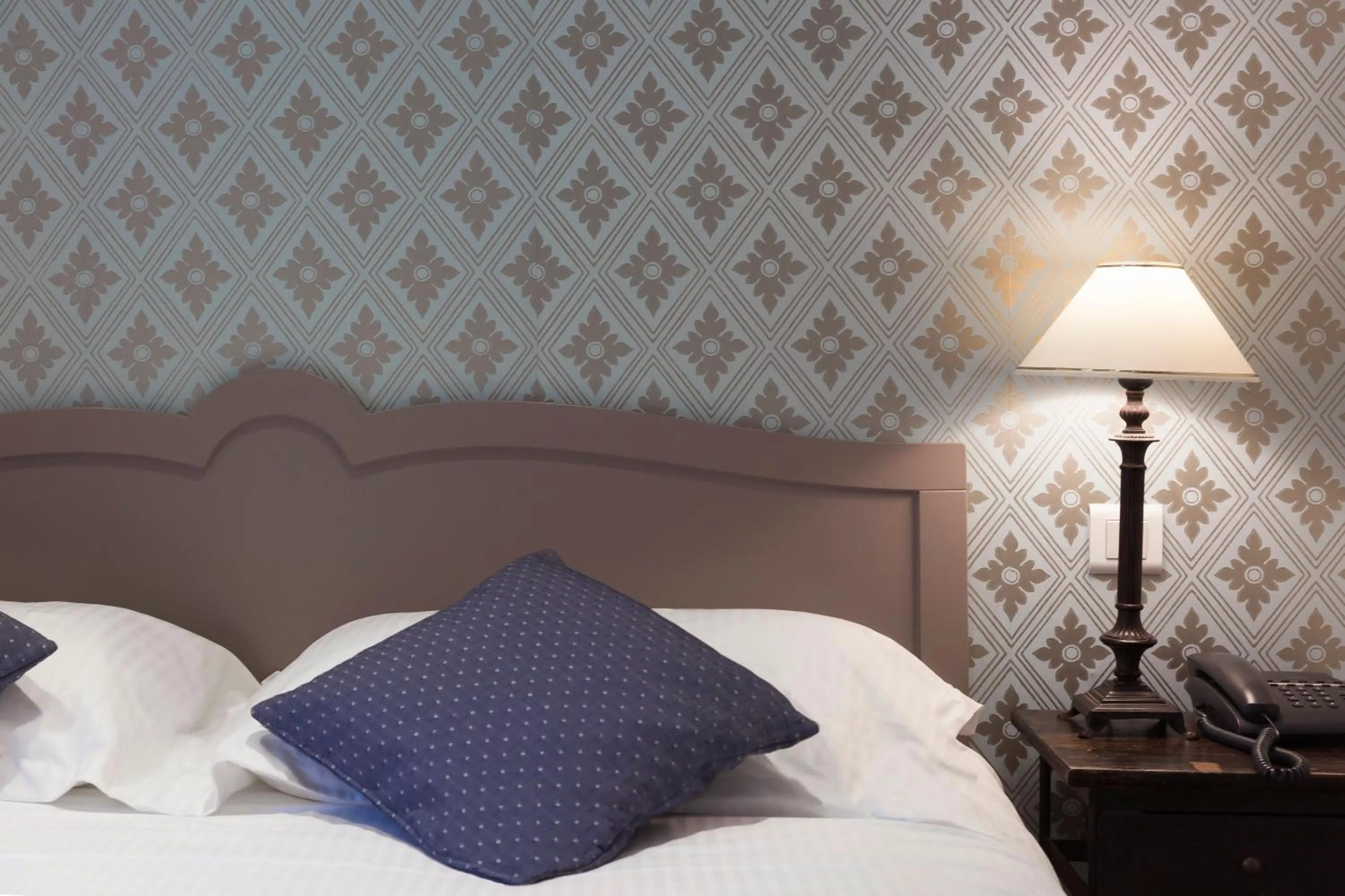 Bed in Hotel Mogador