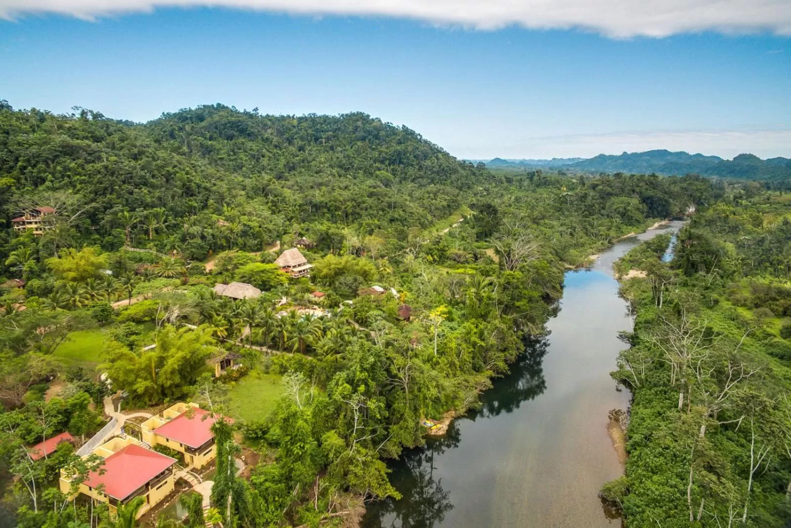 Bird's eye view in Sleeping Giant Rainforest Lodge