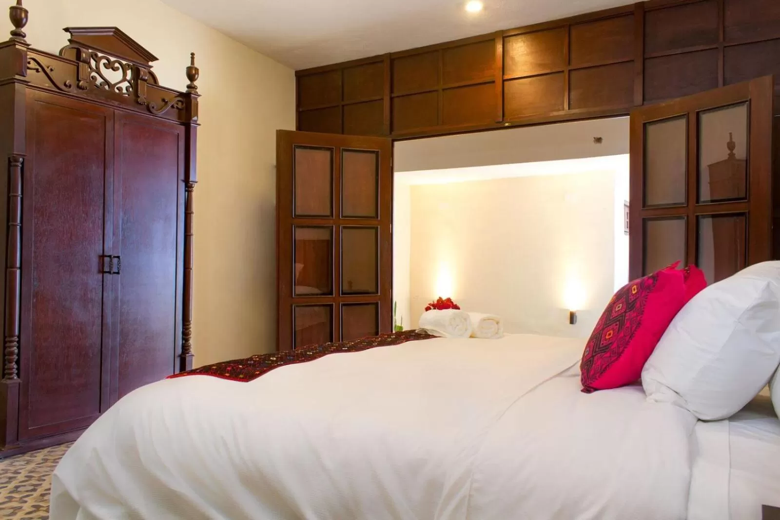 Bed in Hotel Maculís