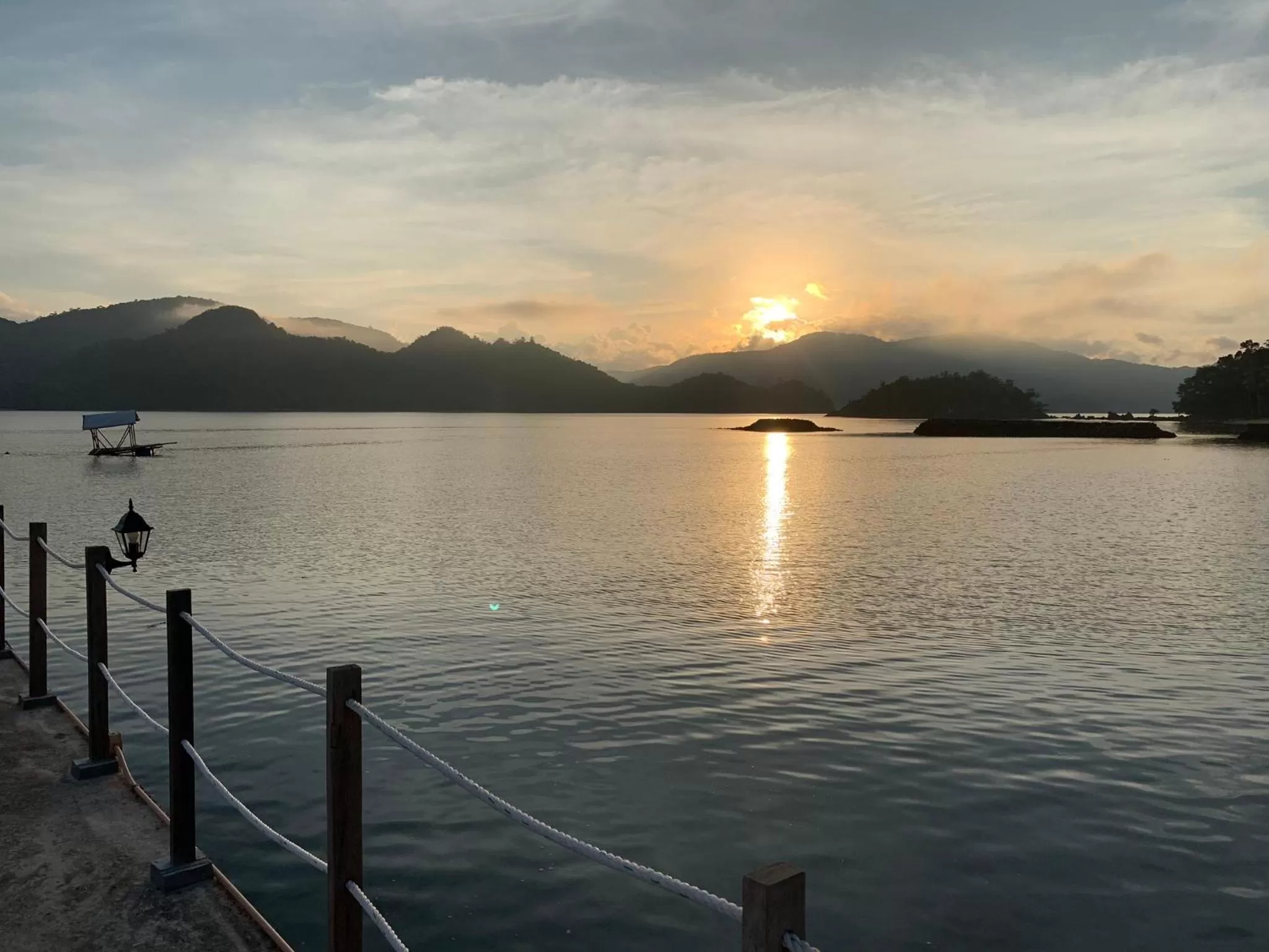 Sunrise in Pangulatan Beach Resort