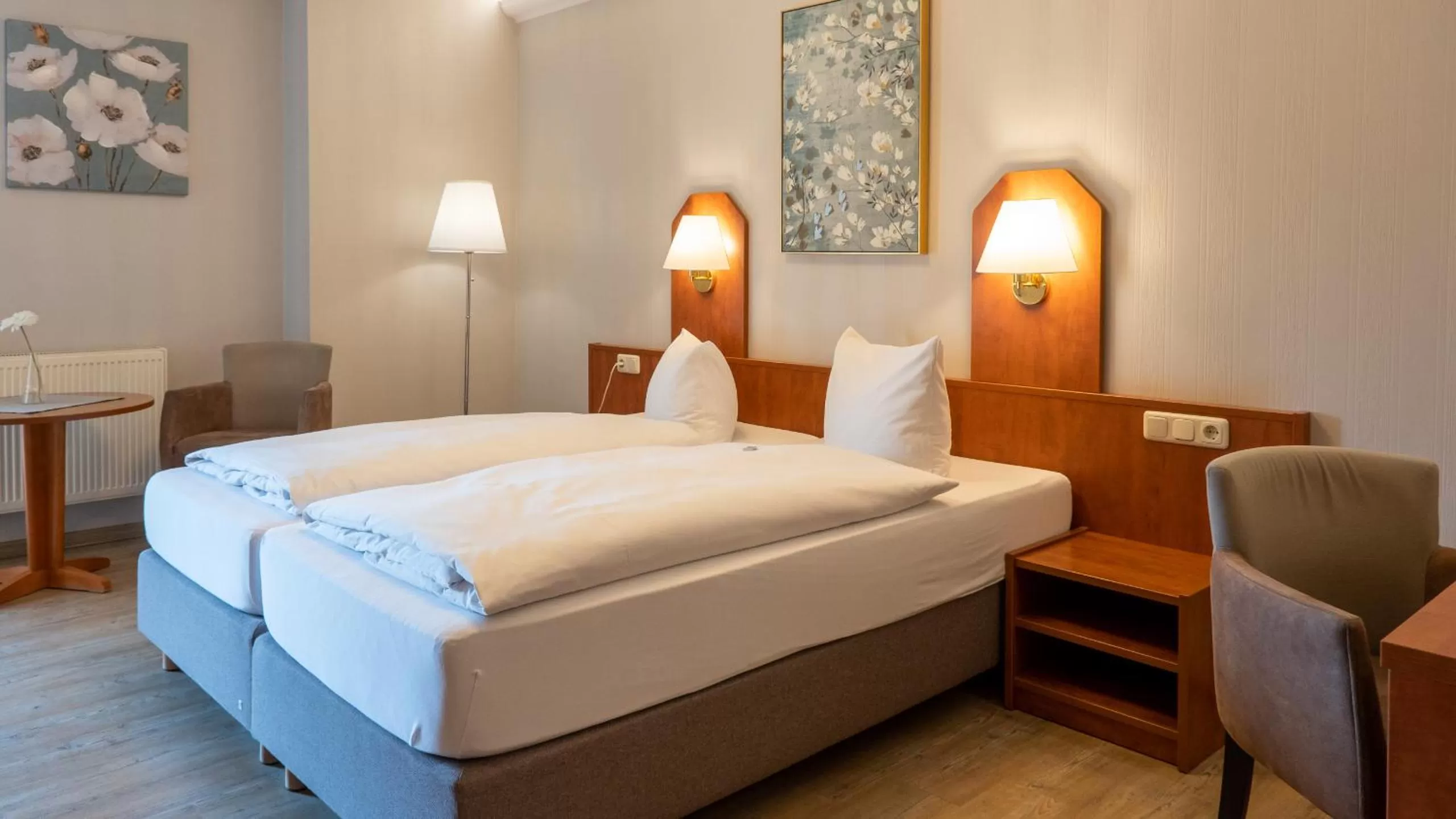 Bed in Hotel Am Uenglinger Tor