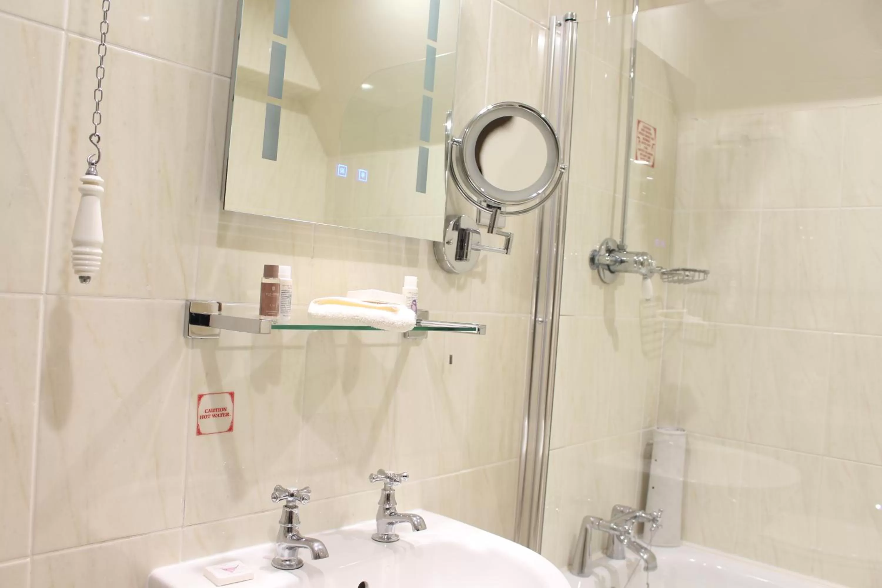 Bathroom in Lumley Castle Hotel