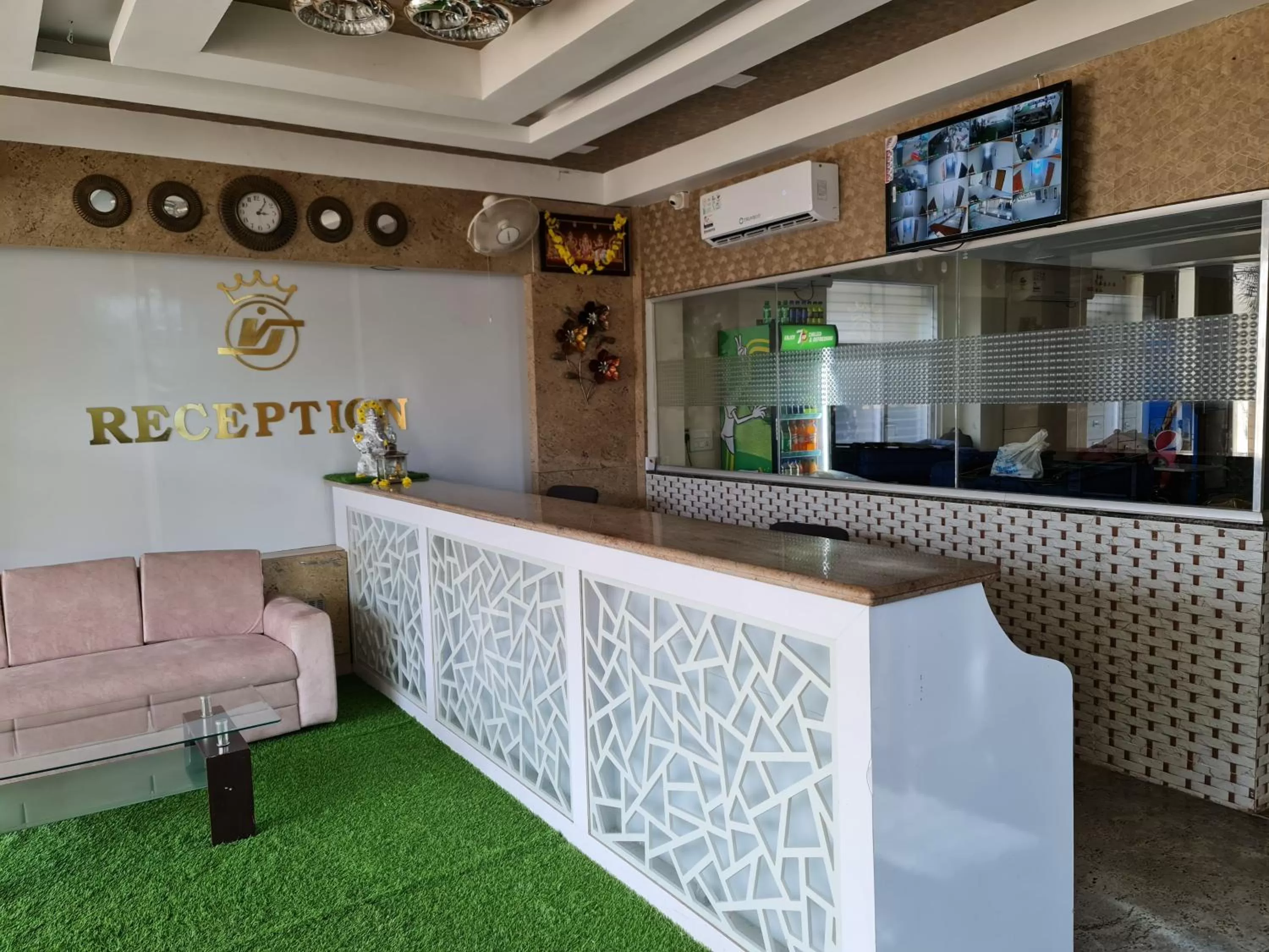 Lobby or reception in Vijay Shree Inn